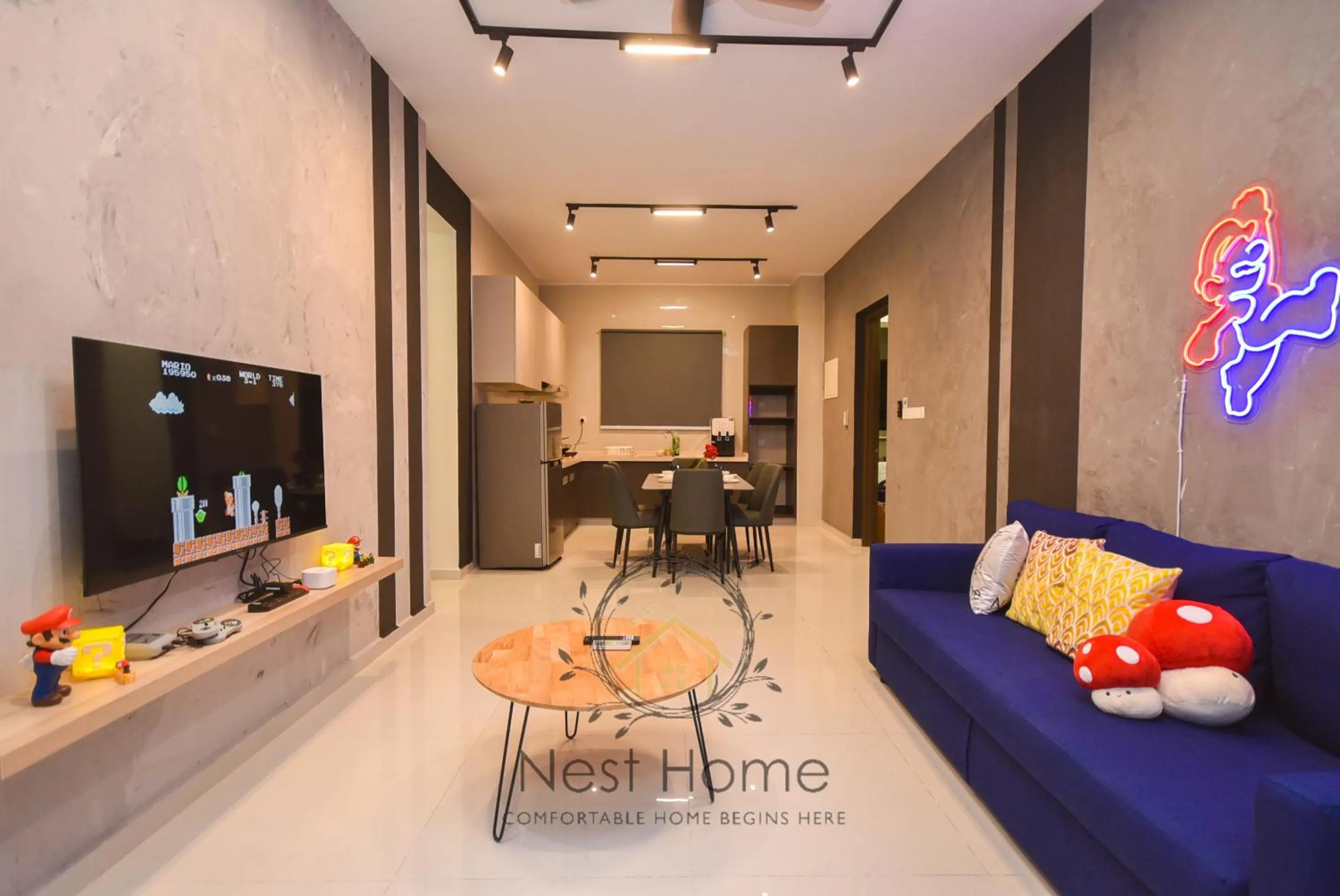 TV and multimedia in Country Garden Seaview Suite by Nest Home at Danga Bay
