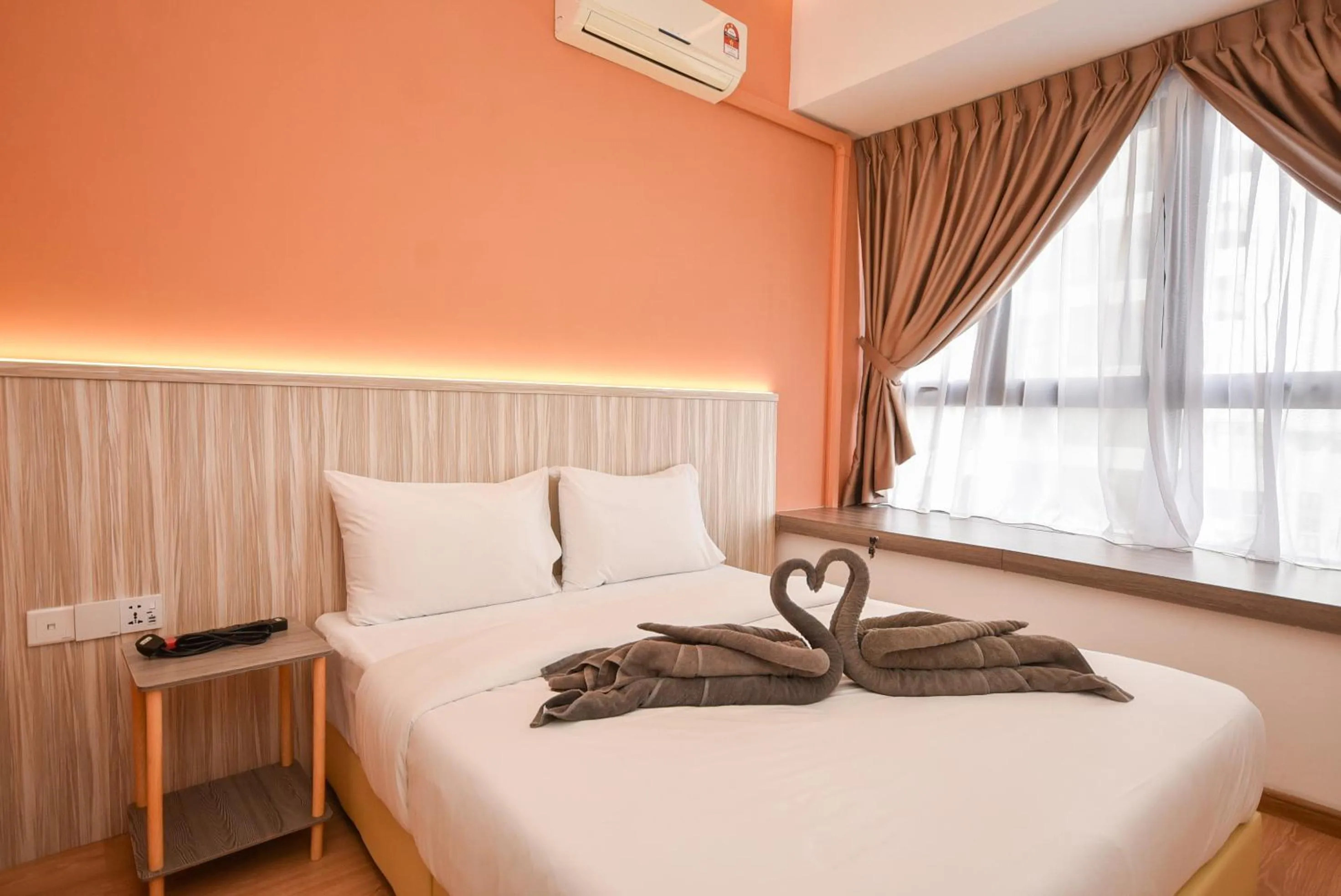 Bedroom, Bed in Country Garden Seaview Suite by Nest Home at Danga Bay