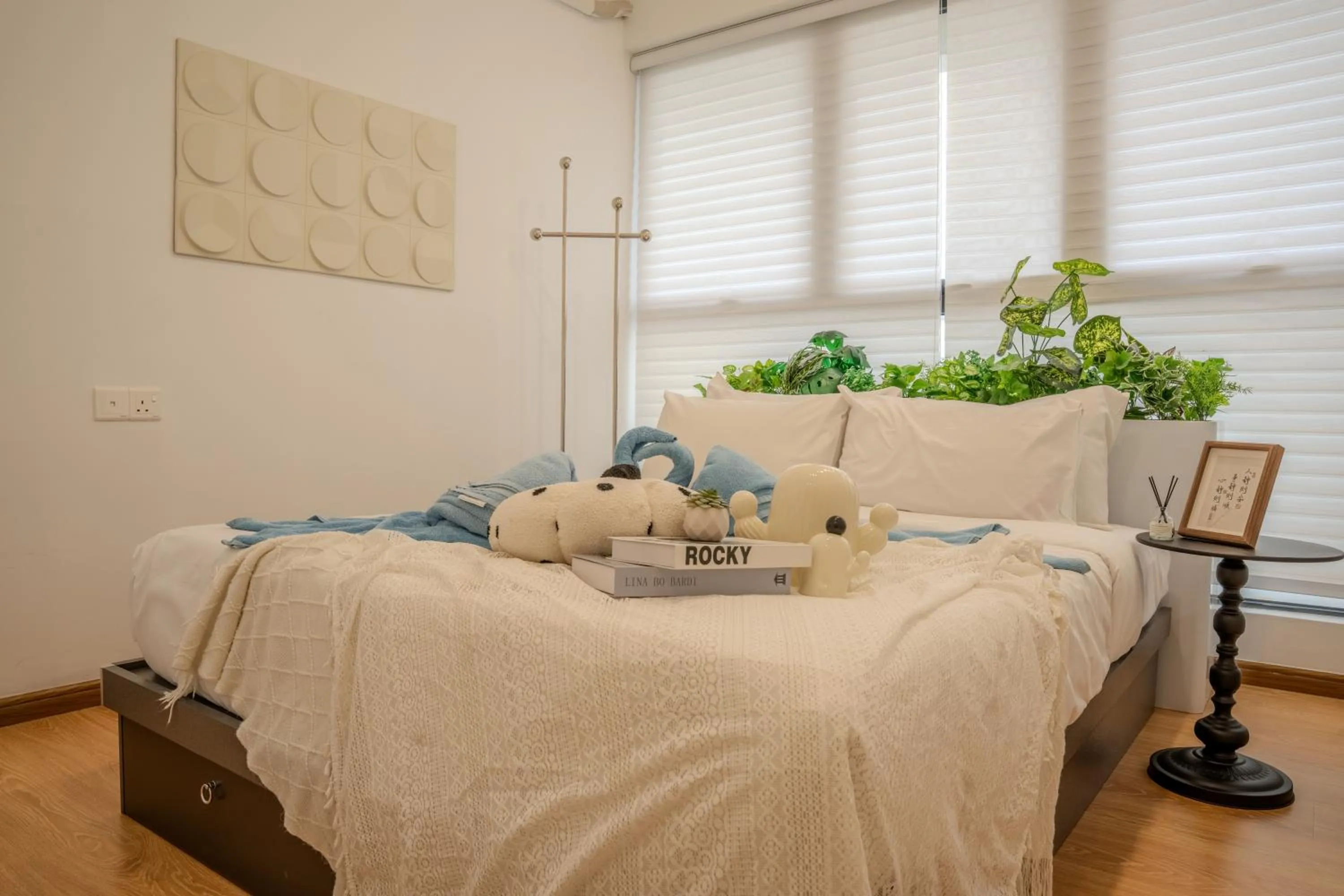 Bed in Country Garden Seaview Suite by Nest Home at Danga Bay