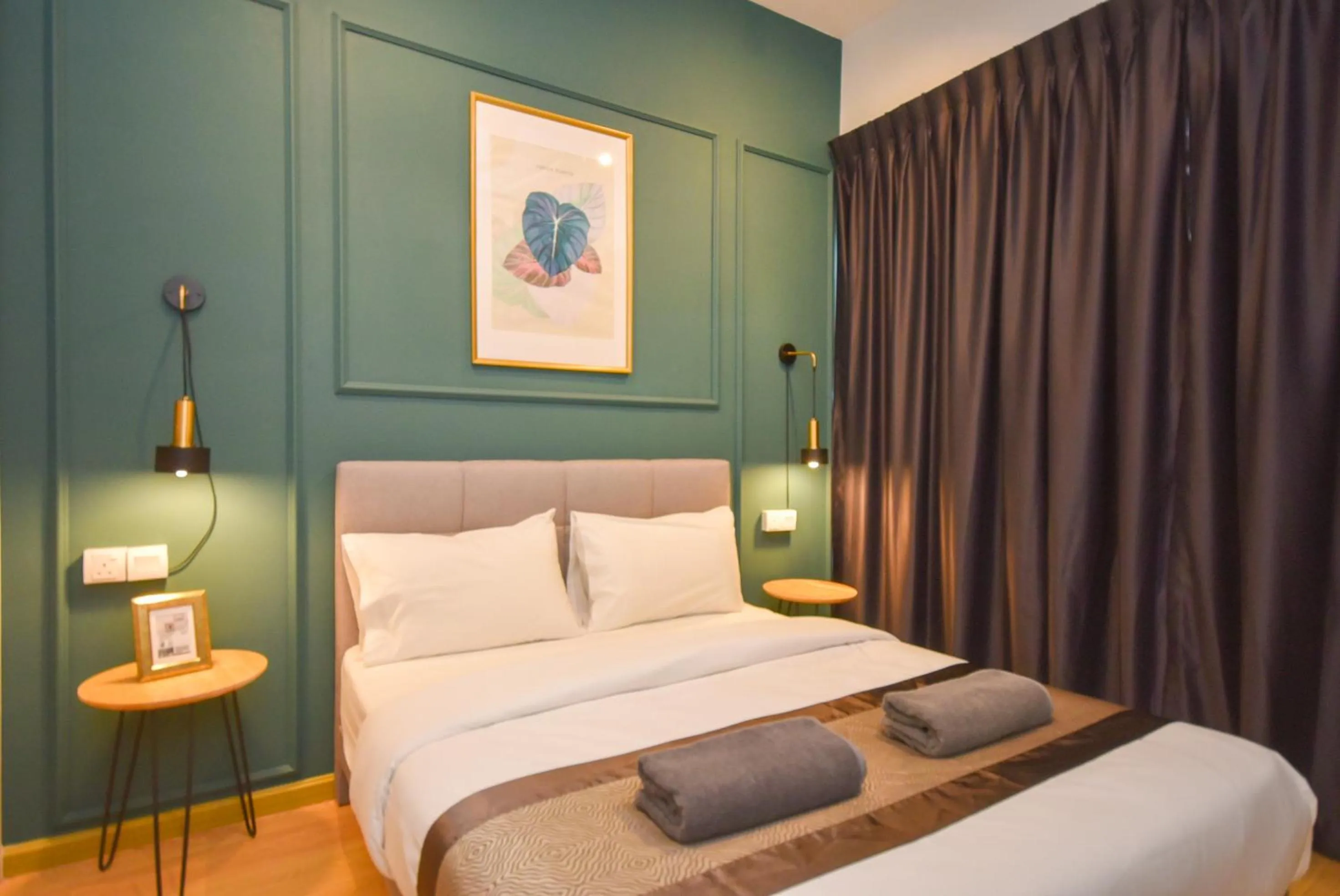 Bedroom, Bed in Country Garden Seaview Suite by Nest Home at Danga Bay