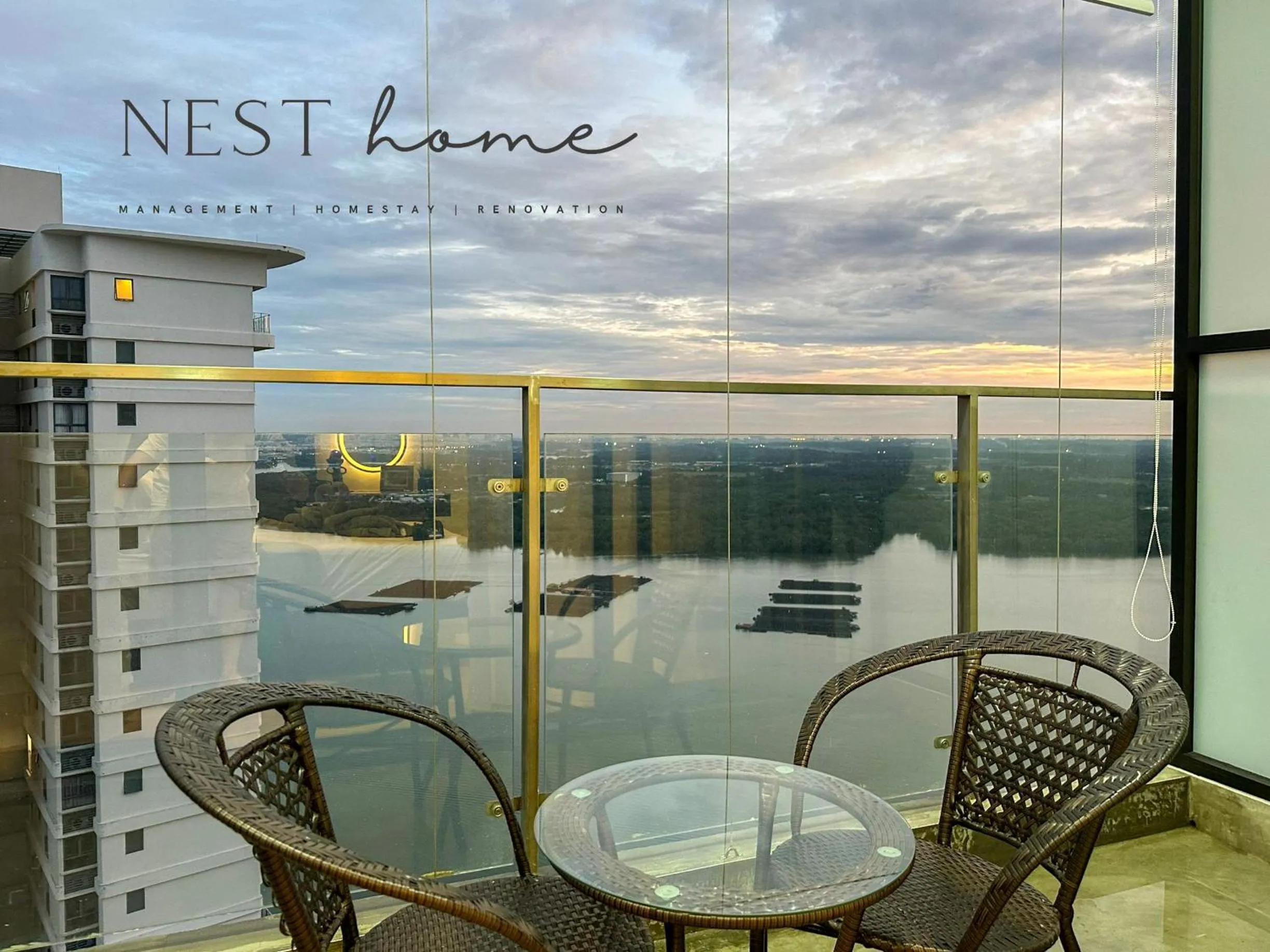 Balcony/Terrace in Country Garden Seaview Suite by Nest Home at Danga Bay