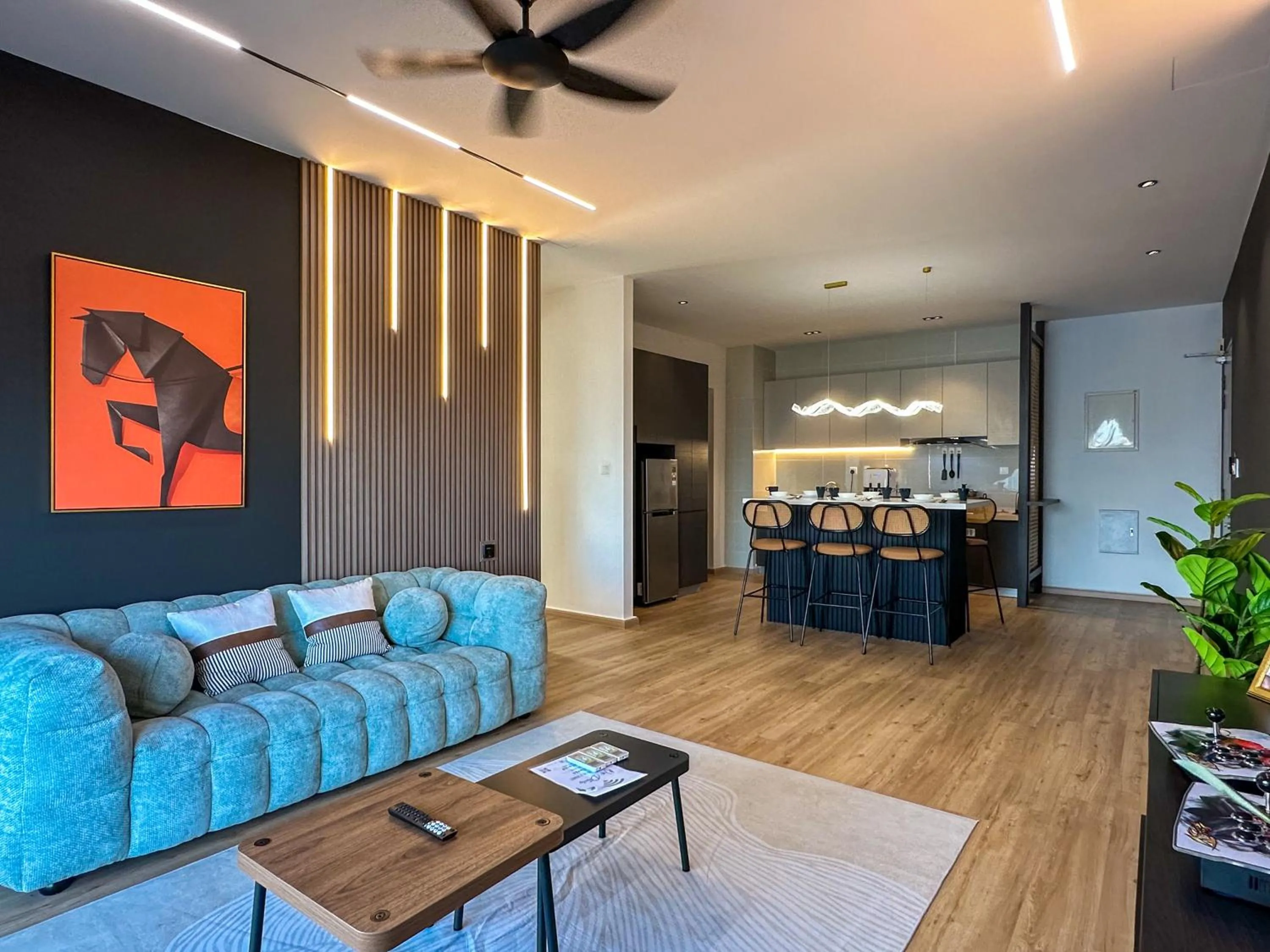 Living room in Country Garden Seaview Suite by Nest Home at Danga Bay