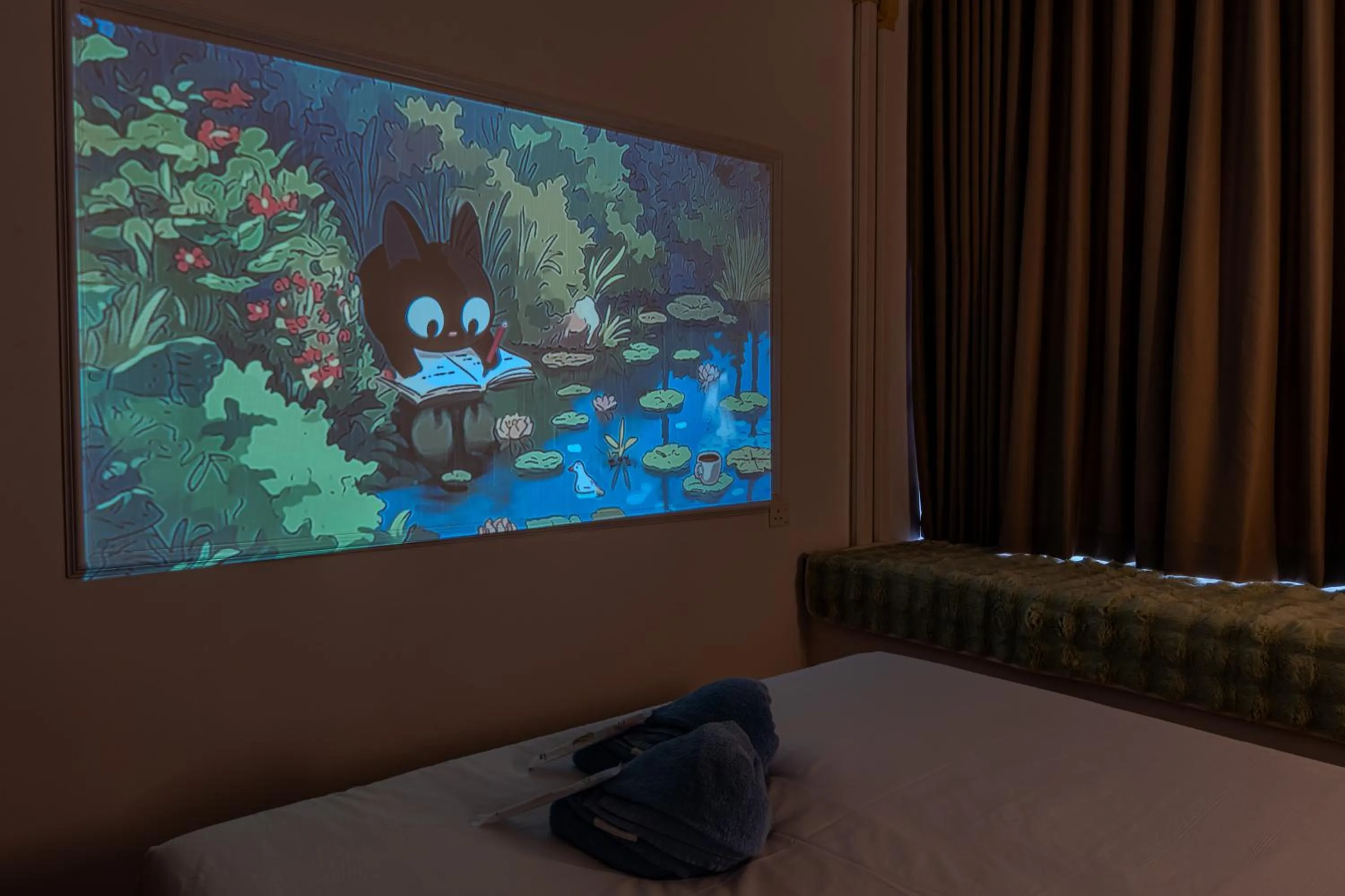 Bed in Country Garden Seaview Suite by Nest Home at Danga Bay