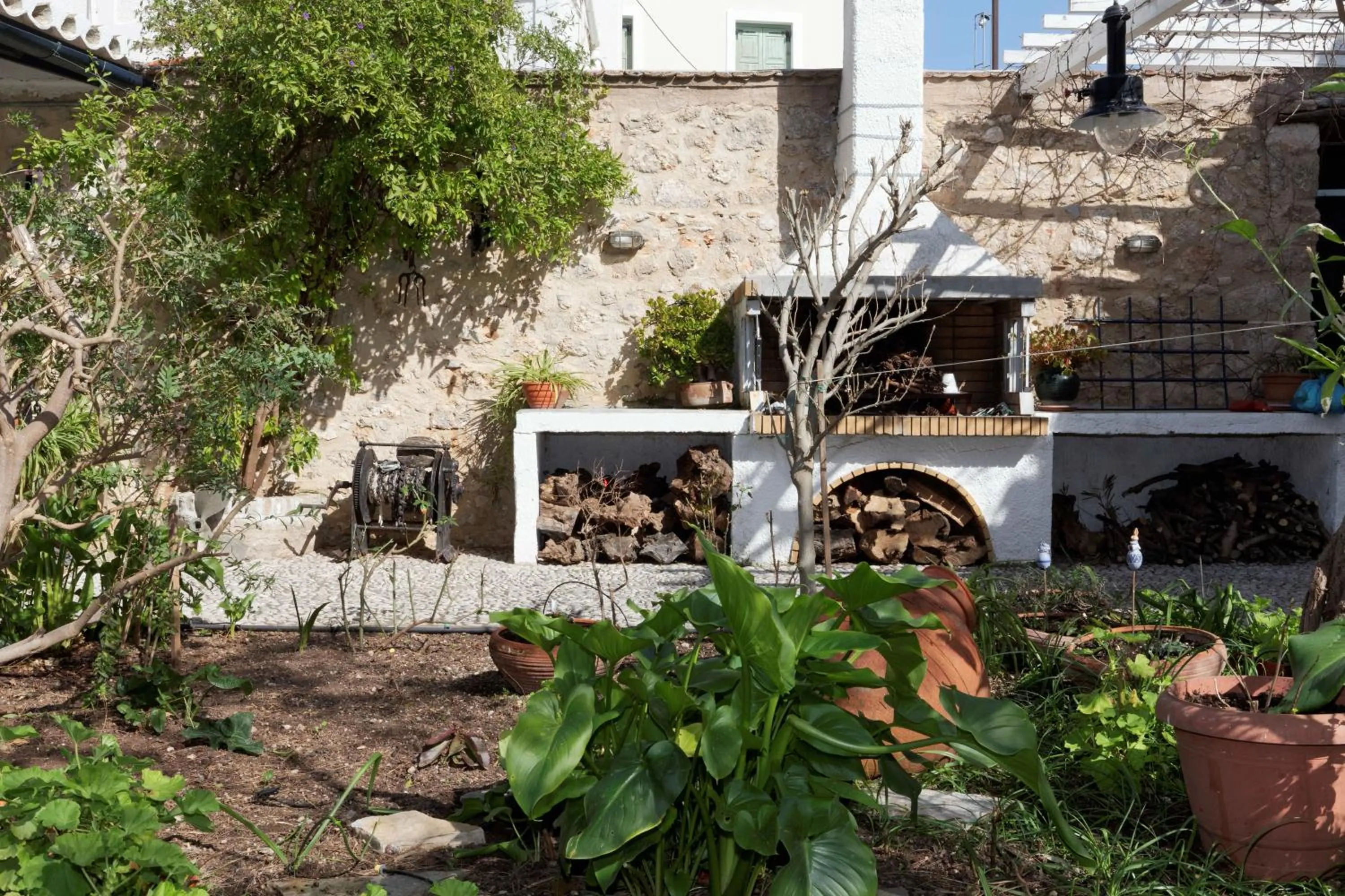 Garden in To Spitaki Apartments