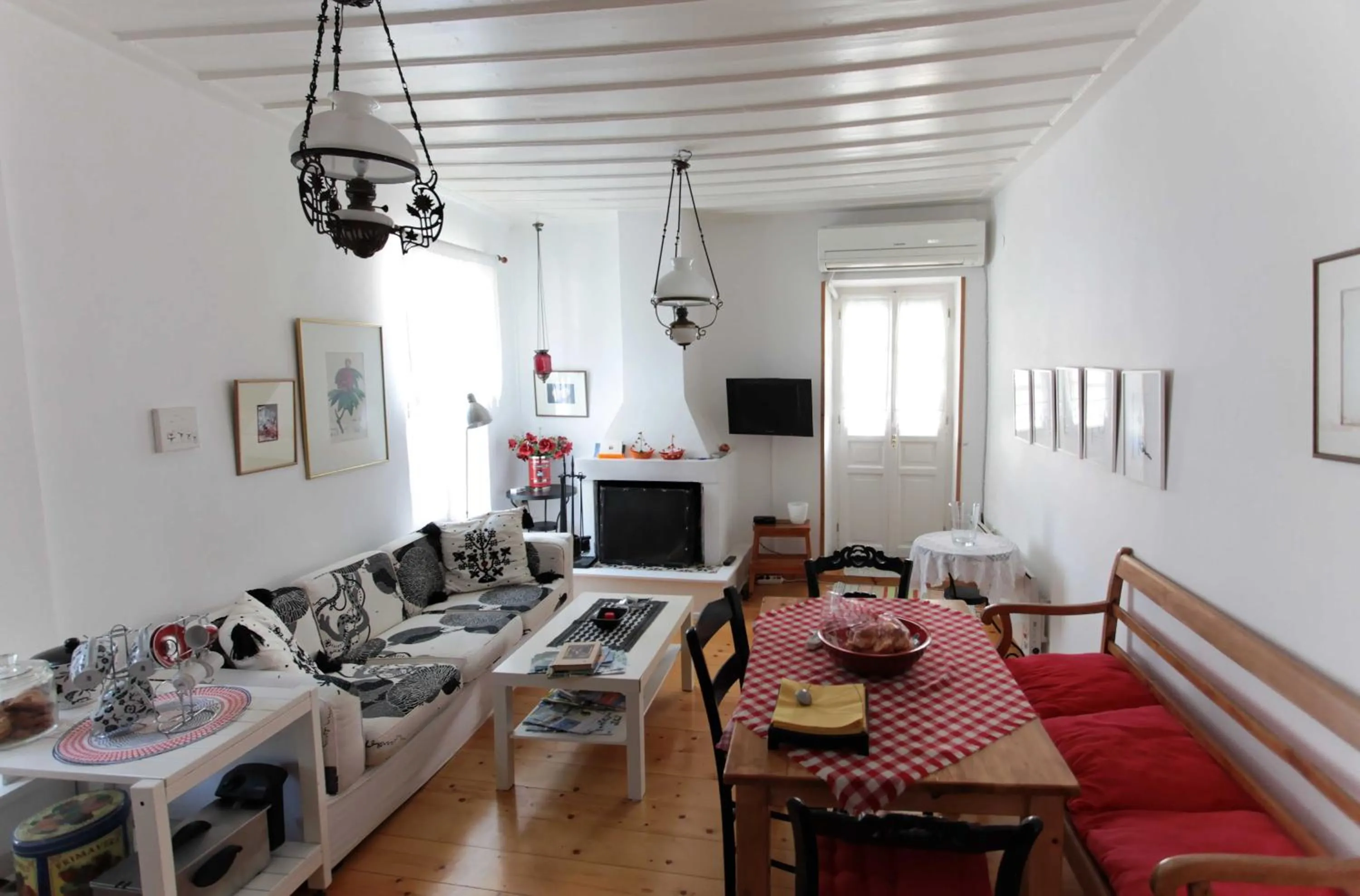 Living room in To Spitaki Apartments