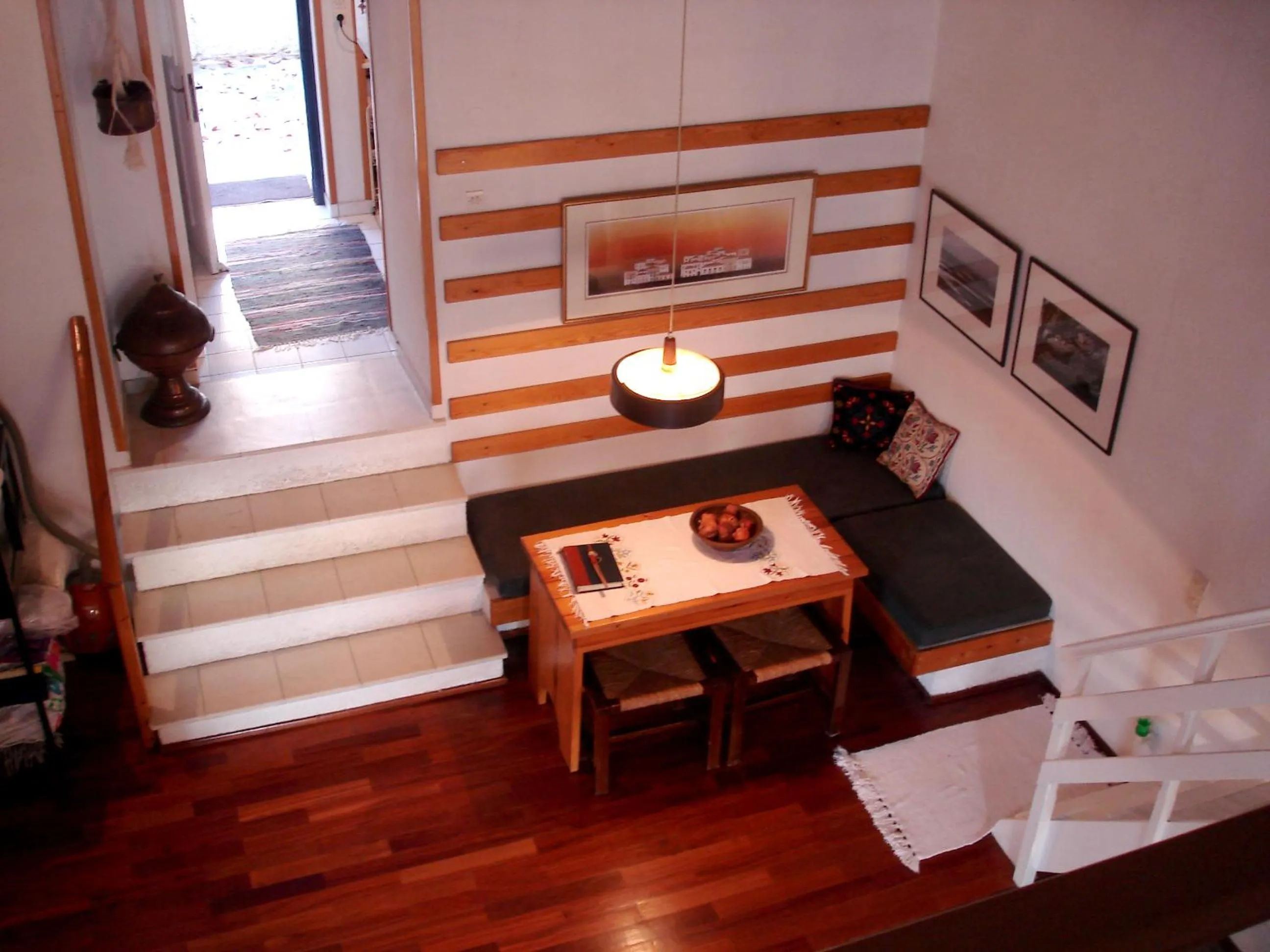 Seating area in To Spitaki Apartments