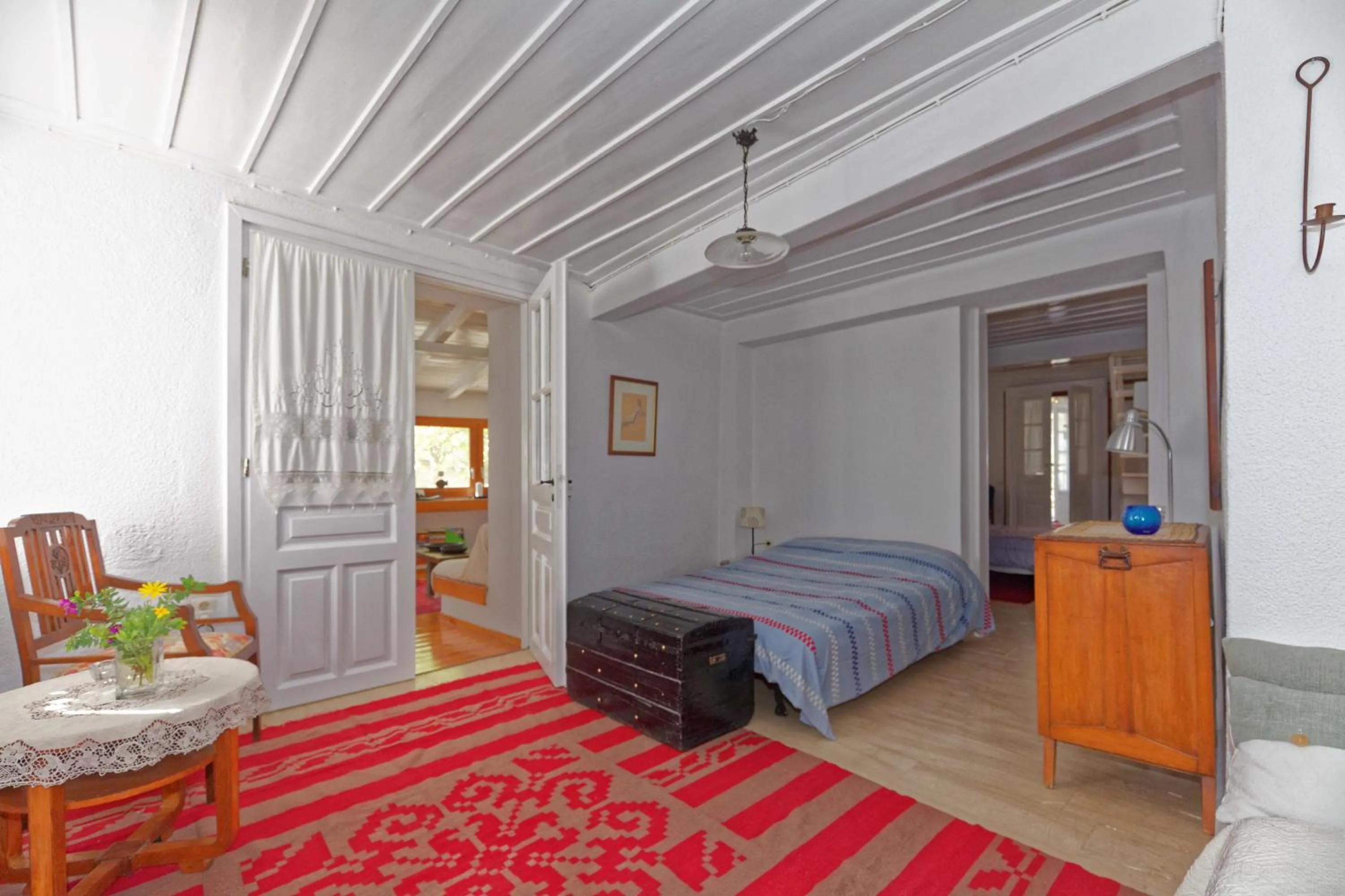 Bed in To Spitaki Apartments