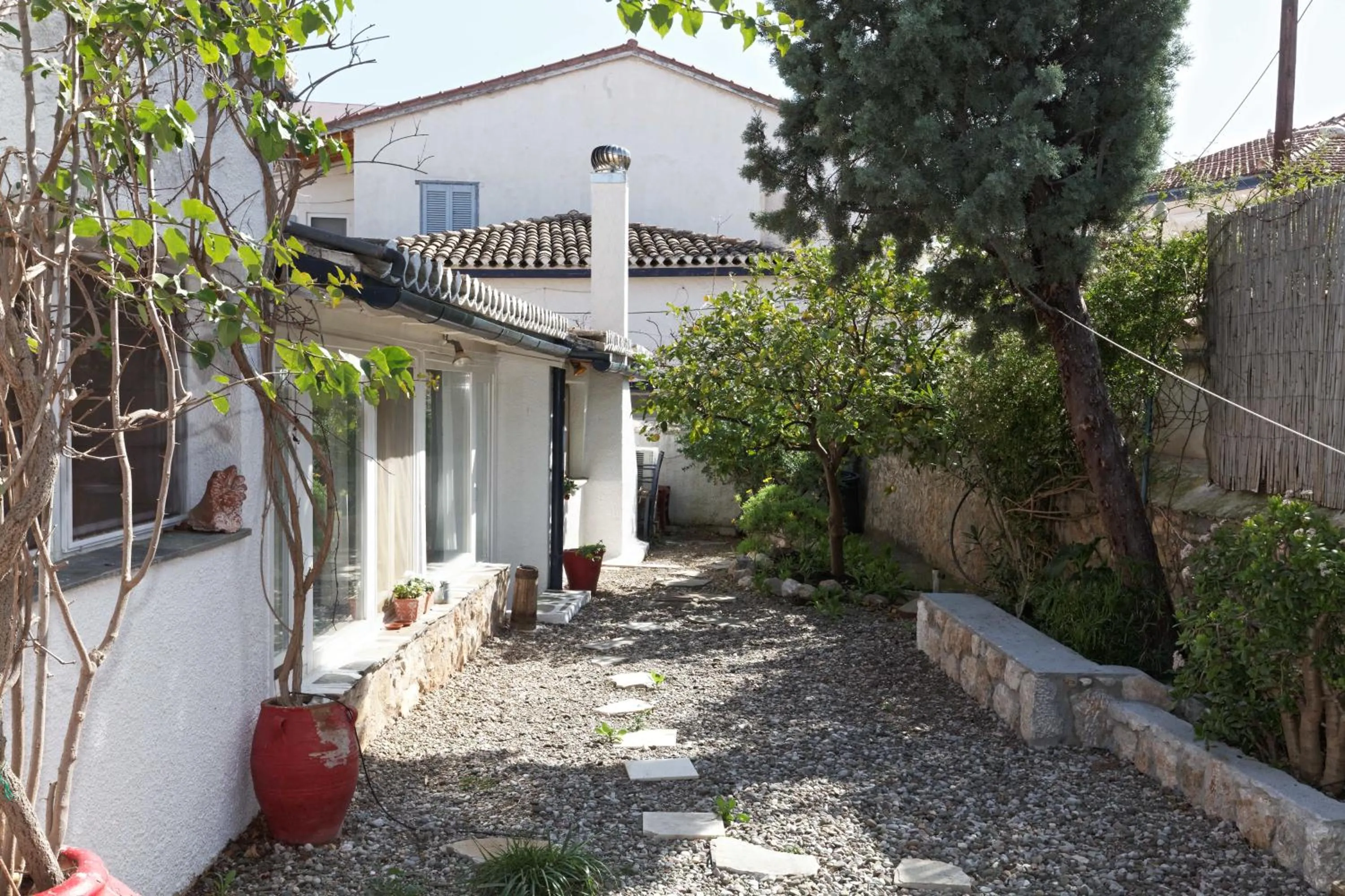 Patio in To Spitaki Apartments