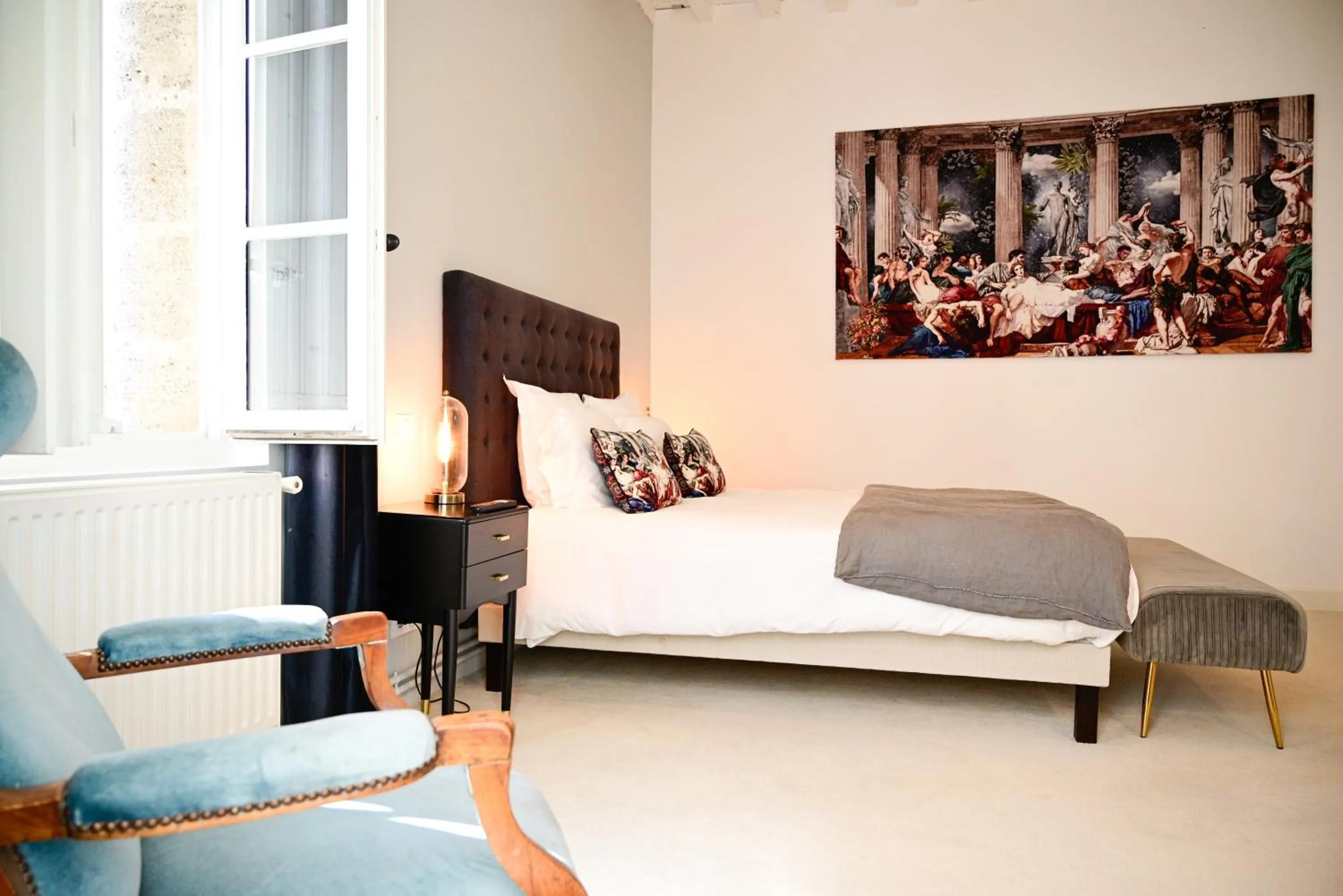 Bedroom, Bed in Pavillon des Millésimes, Piscine & SPA