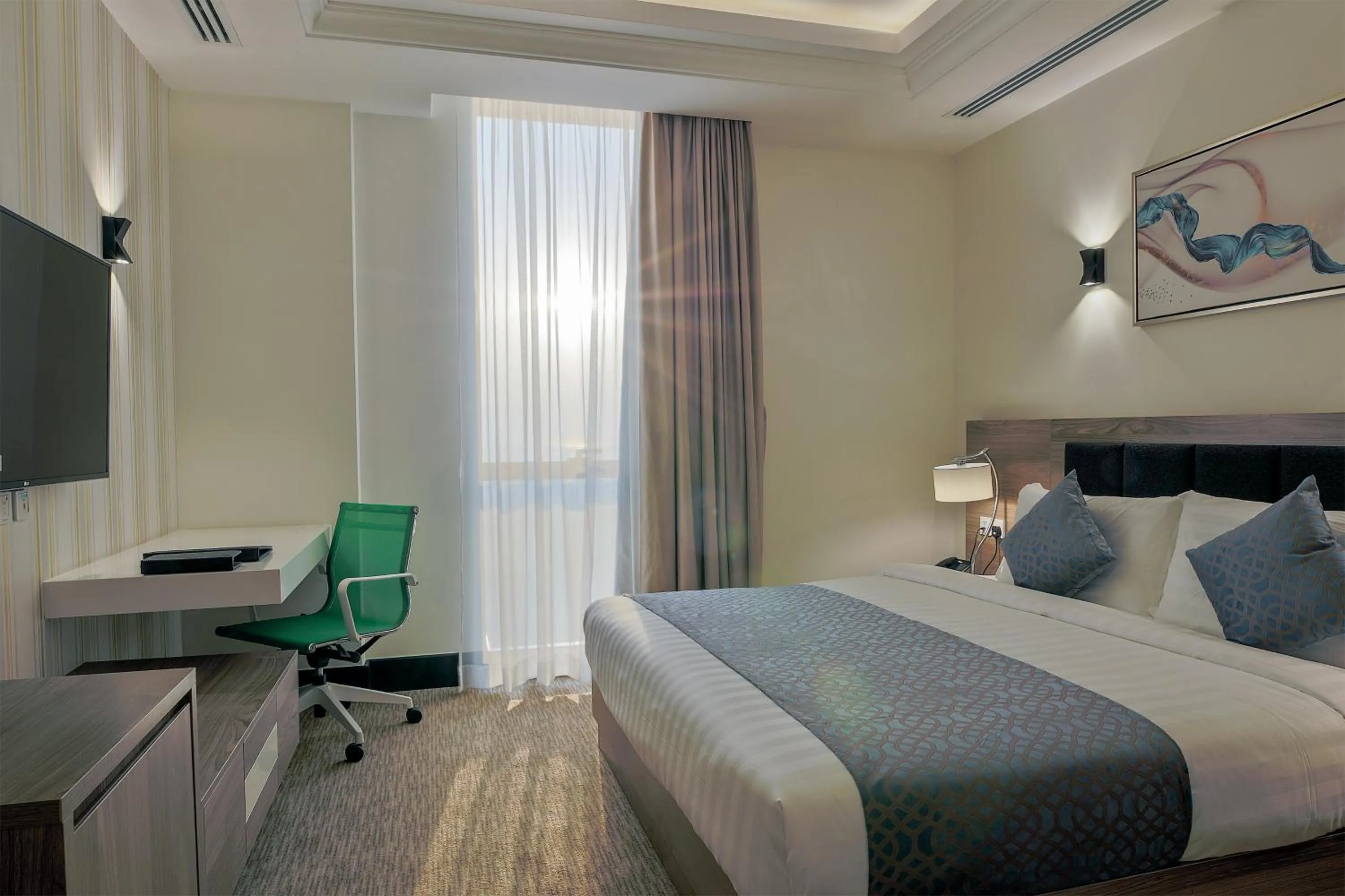 Bedroom, Bed in The Proud Hotel Al Khobar