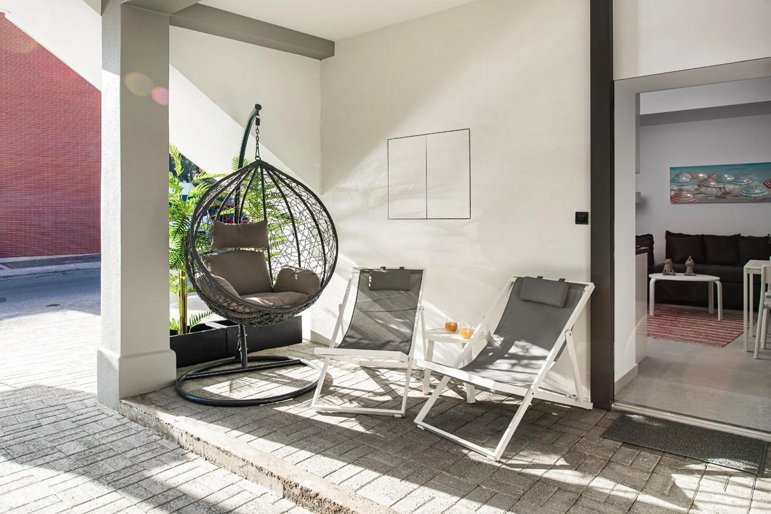 Patio in Cozy Corner Luxury Apartments