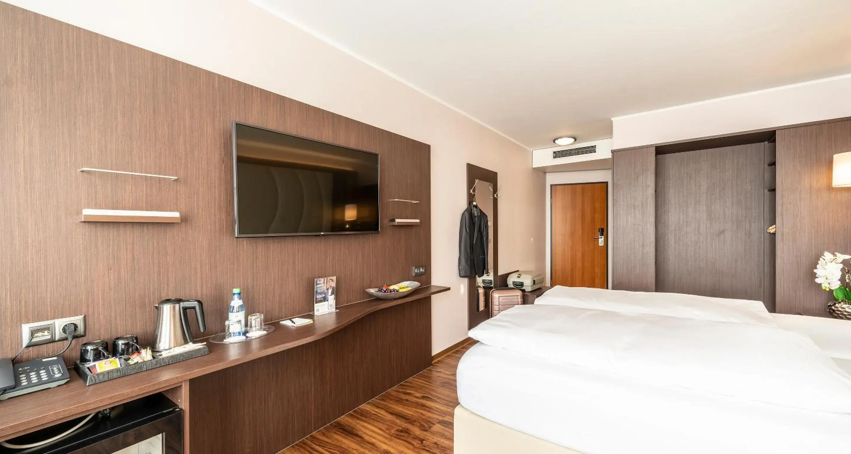 Bed in PLAZA Hotel Föhr am Bodensee Bed in PLAZA Hotel Föhr am Bodensee