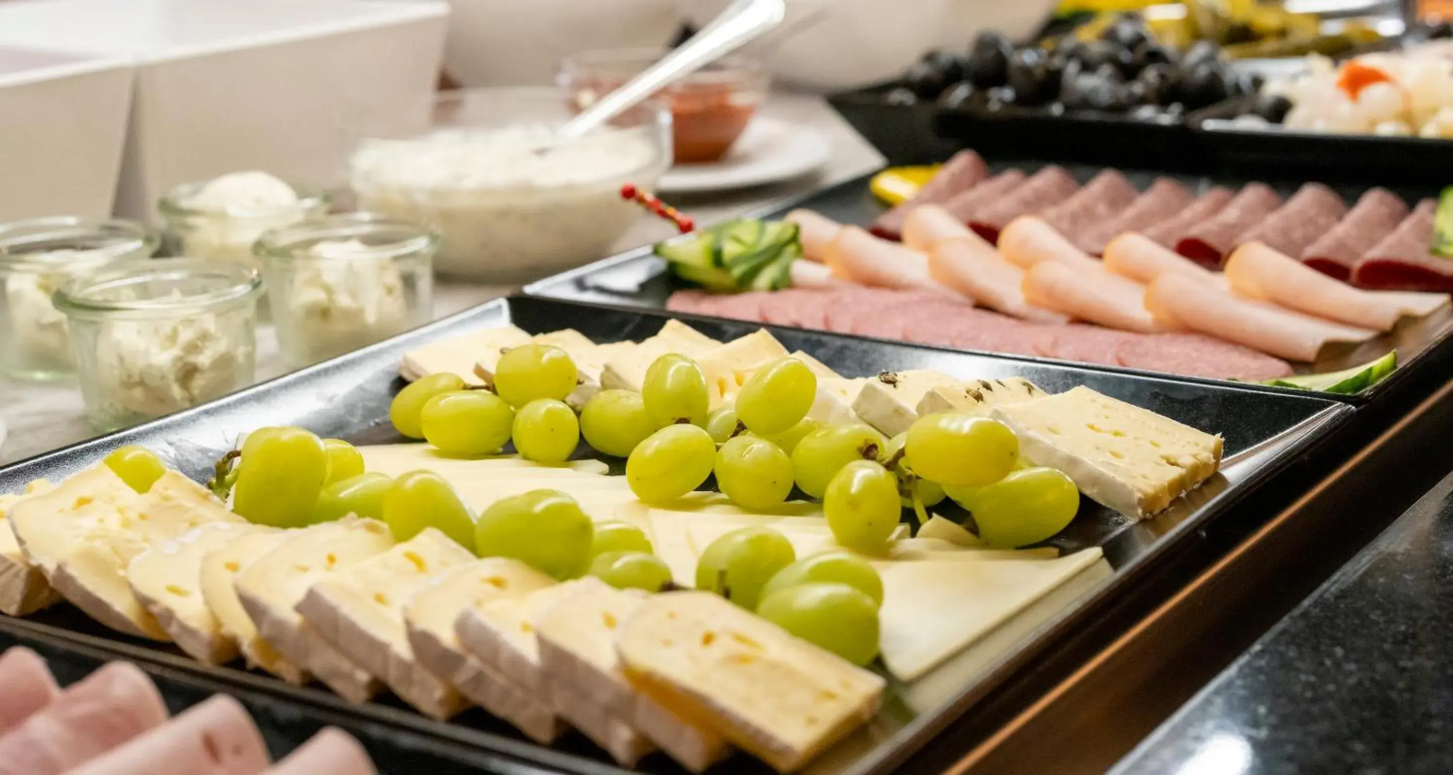 Buffet breakfast in PLAZA Hotel Föhr am Bodensee Buffet breakfast in PLAZA Hotel Föhr am Bodensee