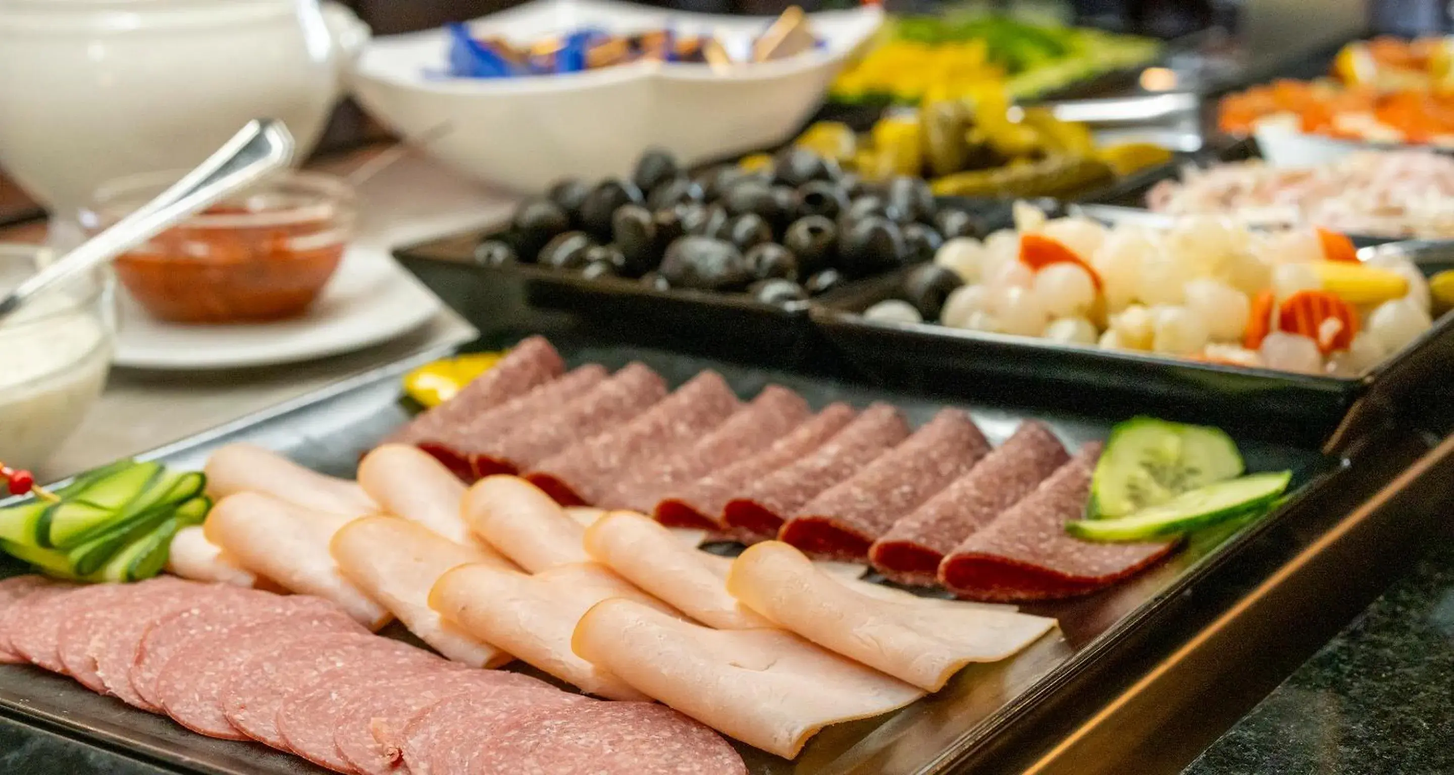 Buffet breakfast in PLAZA Hotel Föhr am Bodensee Buffet breakfast in PLAZA Hotel Föhr am Bodensee