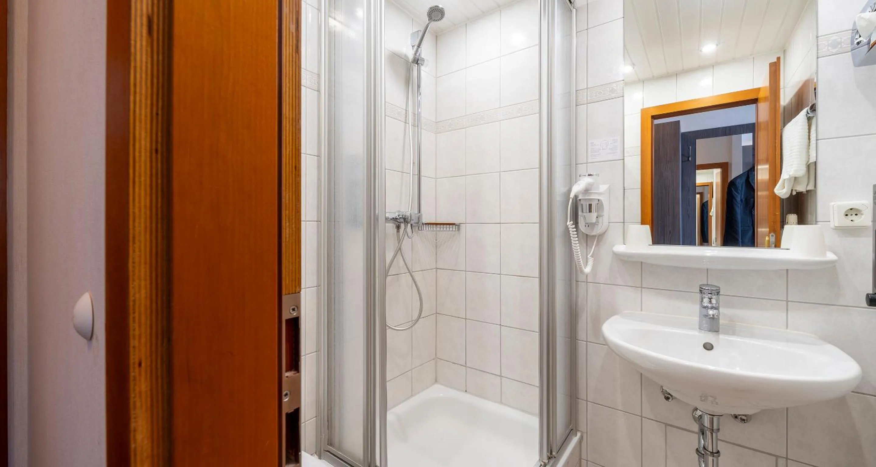 Shower in PLAZA Hotel Buchhorner Hof