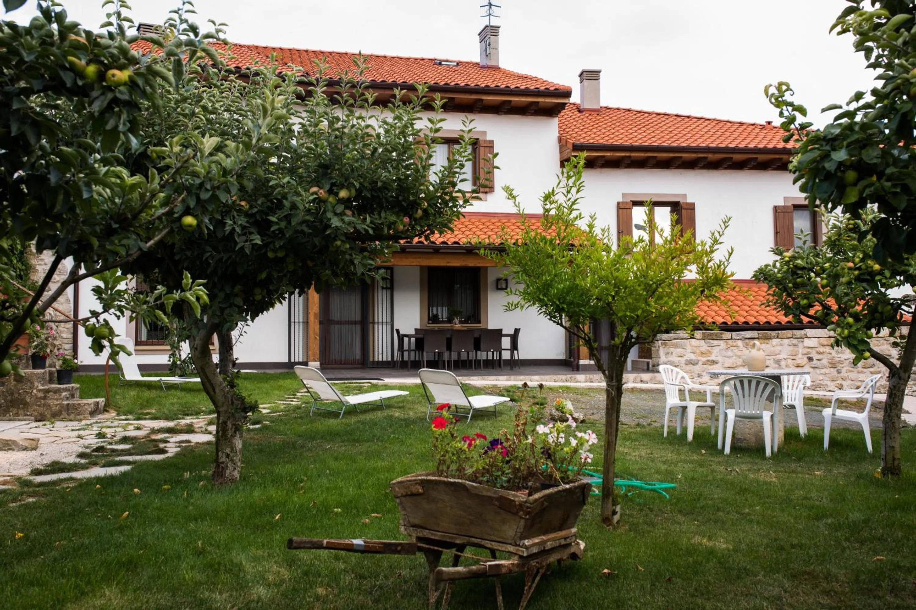 Garden view in Casa de la Cadena