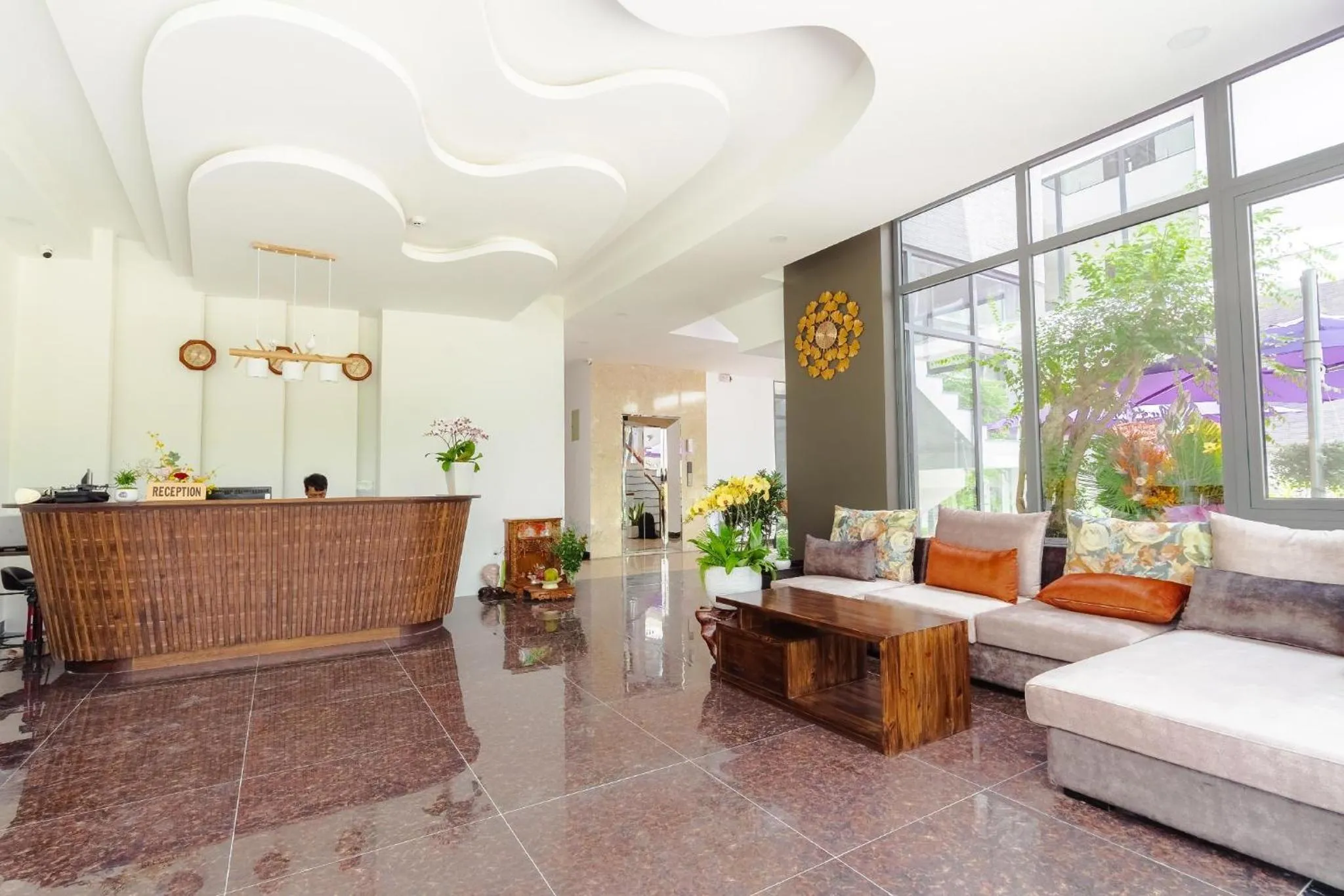 Lobby or reception in Mega Sky Dalat Hotel