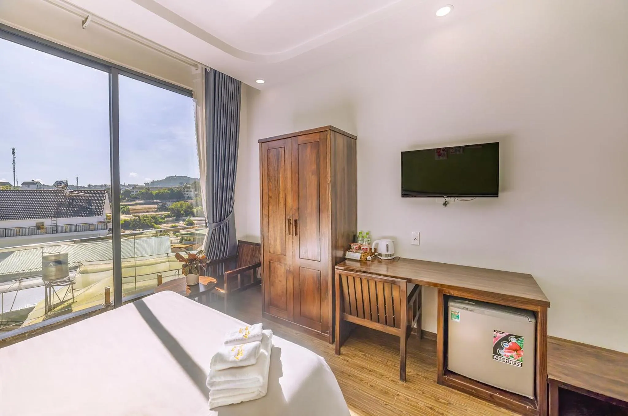 Triple Room with Balcony in Mega Sky Dalat Hotel