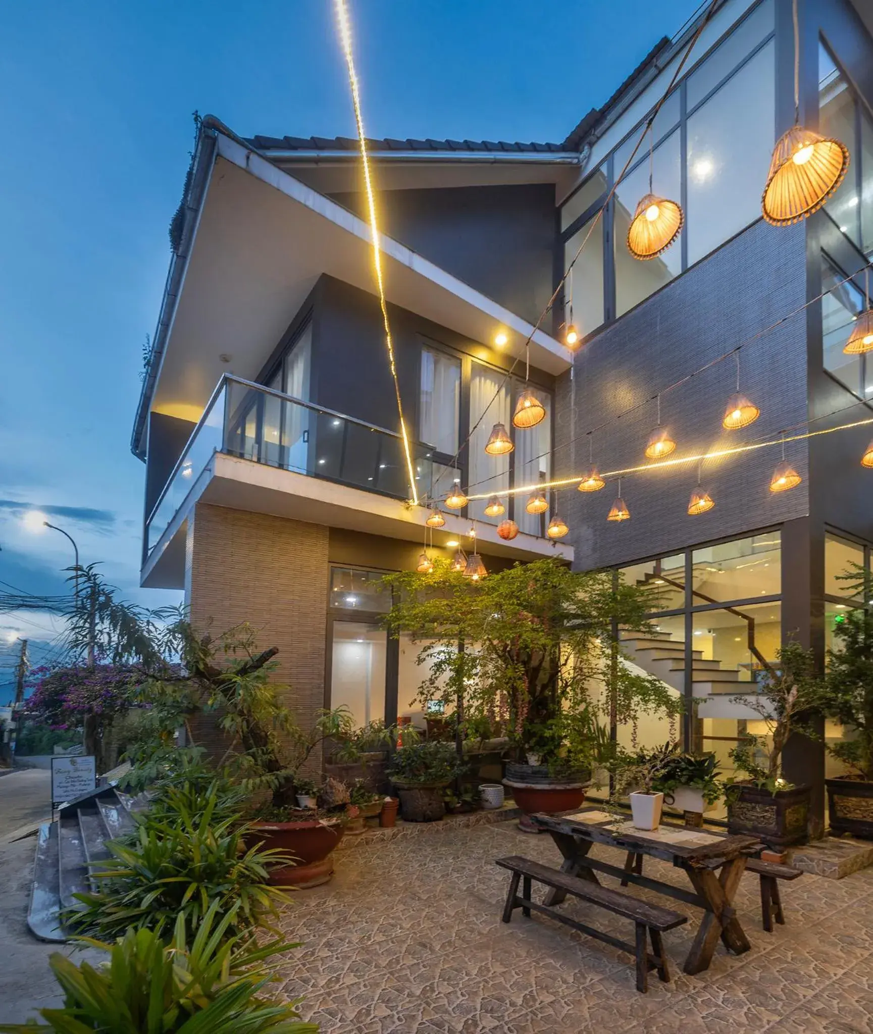 Property building in Mega Sky Dalat Hotel Property building in Mega Sky Dalat Hotel