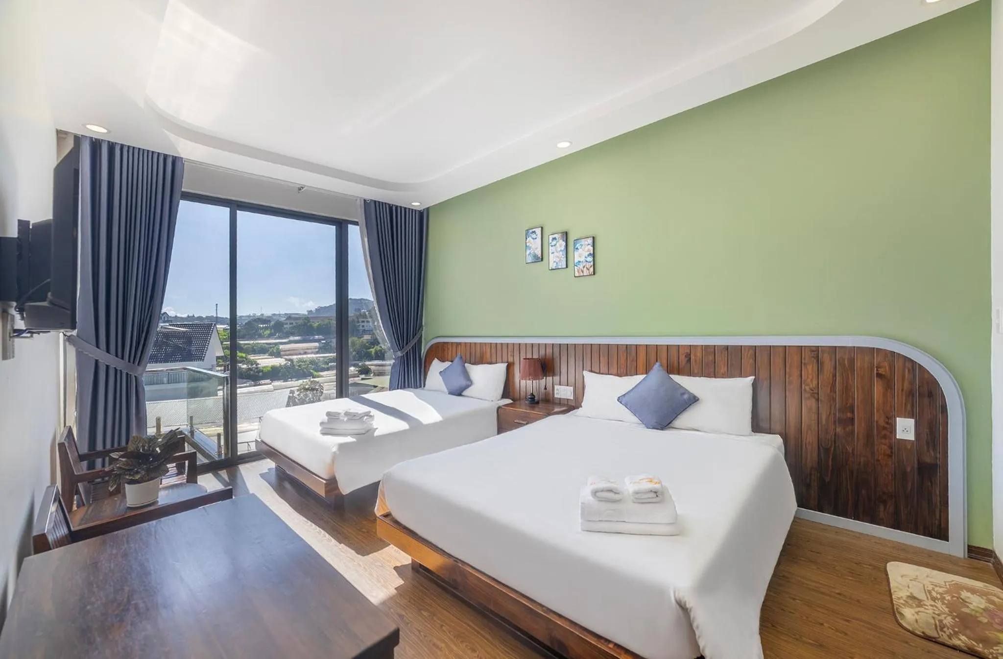 Bedroom, Bed in Mega Sky Dalat Hotel