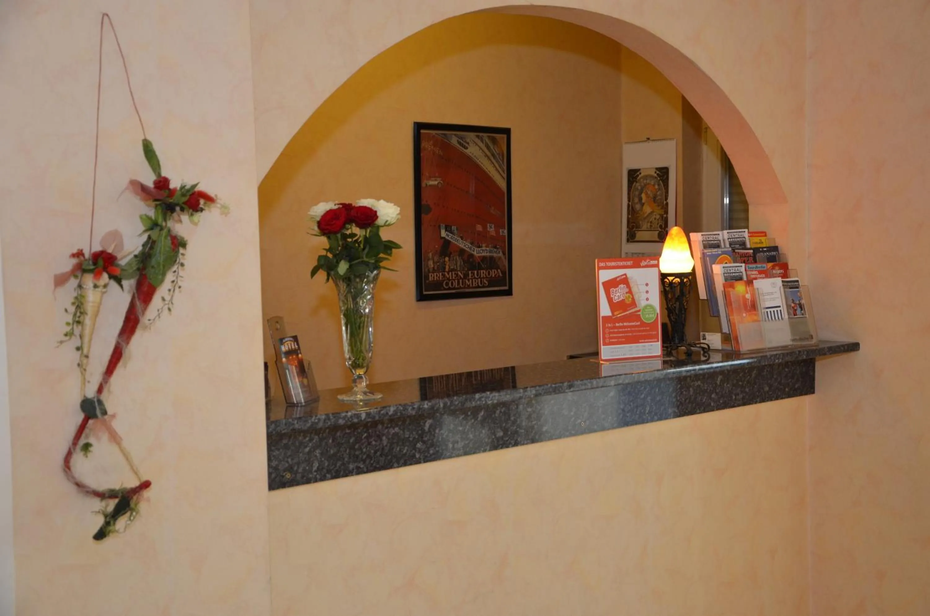 Decorative detail, Lobby/Reception in Hotel Albertin