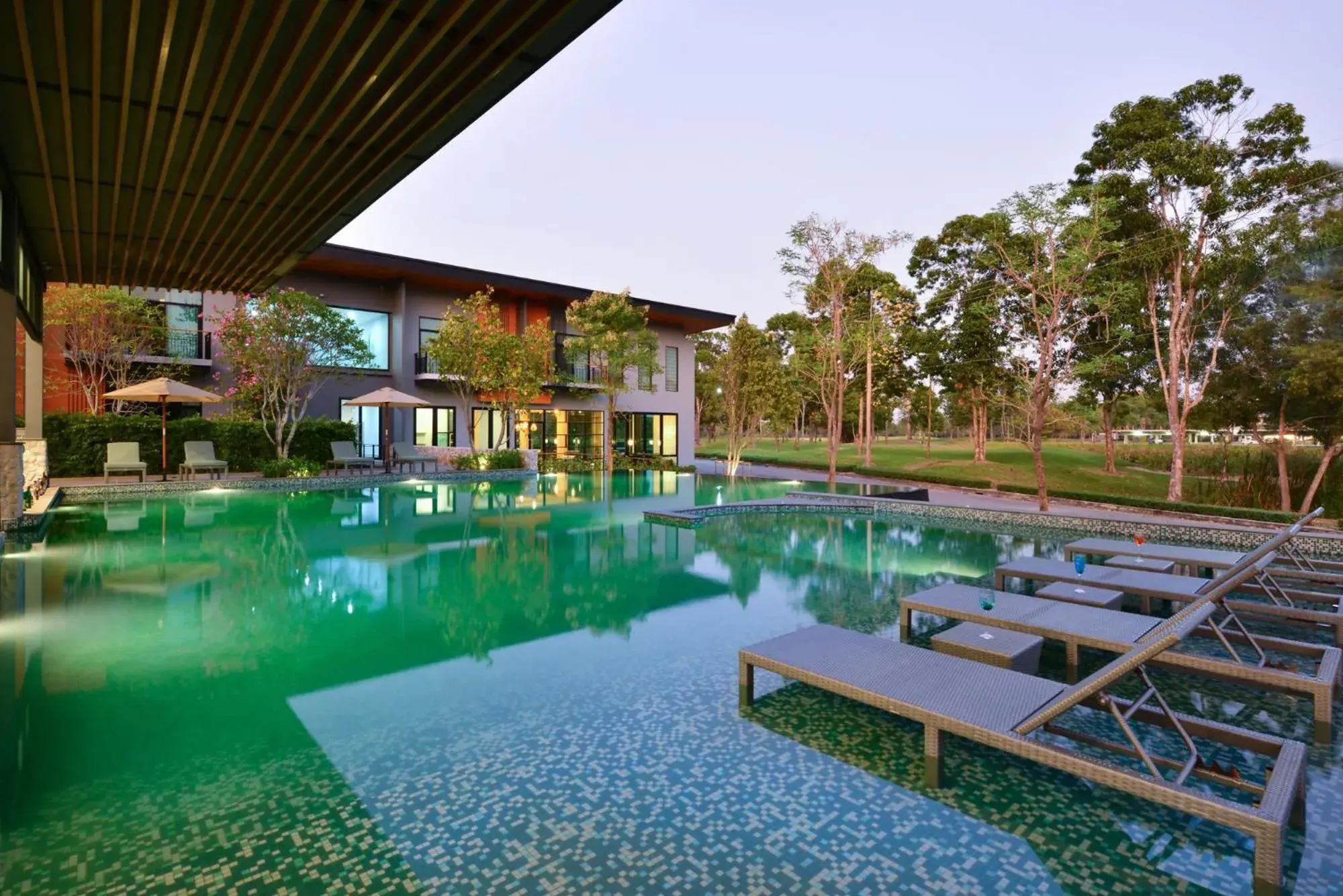 Pool view in Sappaya Hotel By Lotus Valley Golf Resort Pool view in Sappaya Hotel By Lotus Valley Golf Resort