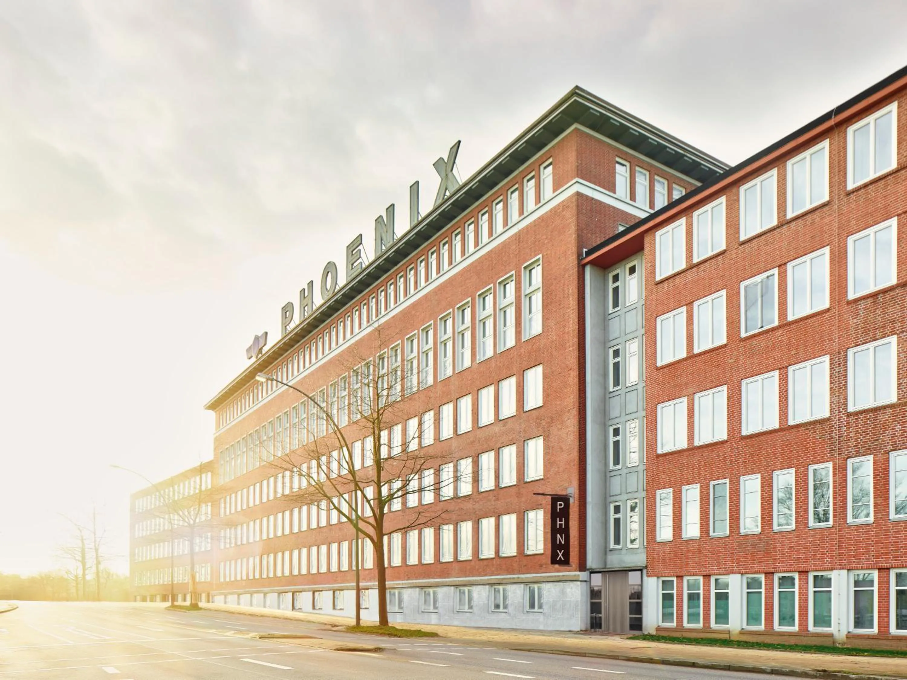Property building in PHNX Aparthotel Hamburg