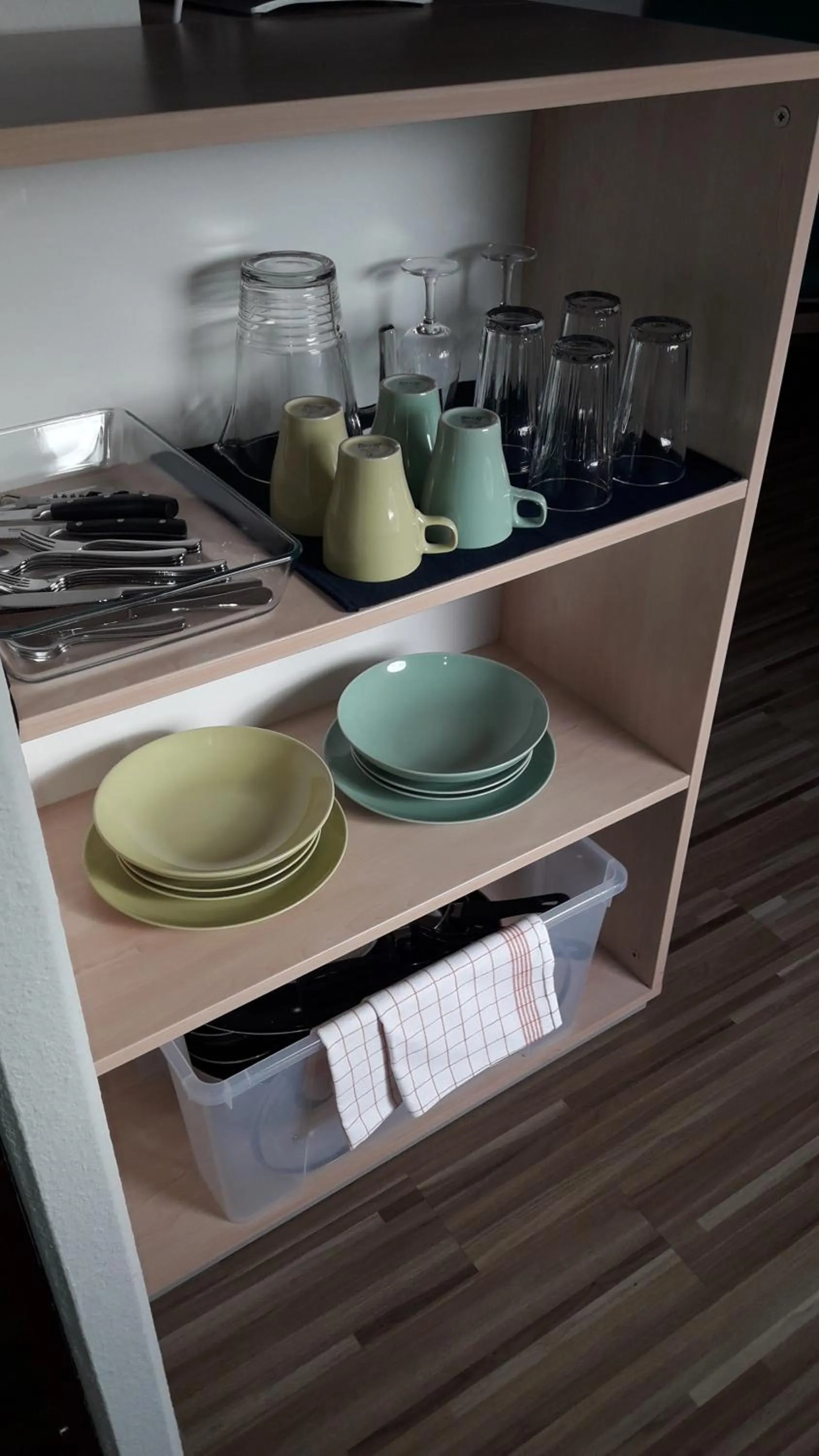 Coffee/tea facilities in Gästehaus des GOETHE-Institut Freiburg