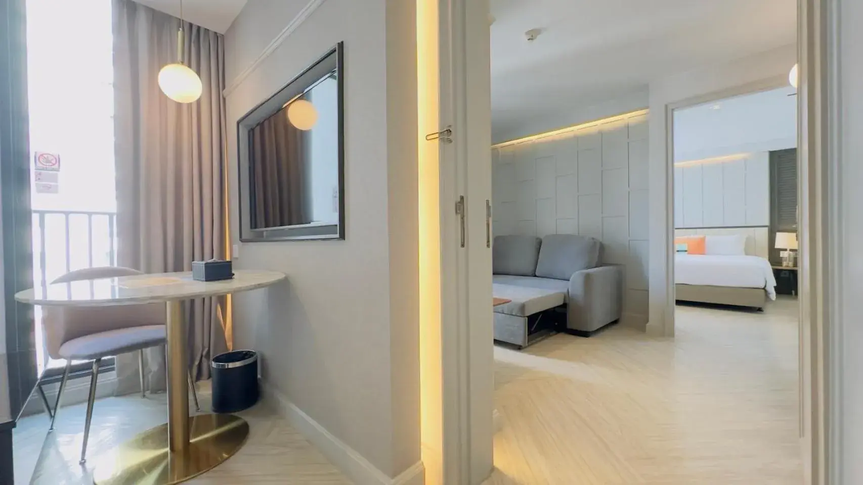 Bedroom, Bed in The Quarter Ploenchit by UHG Bedroom, Bed in The Quarter Ploenchit by UHG