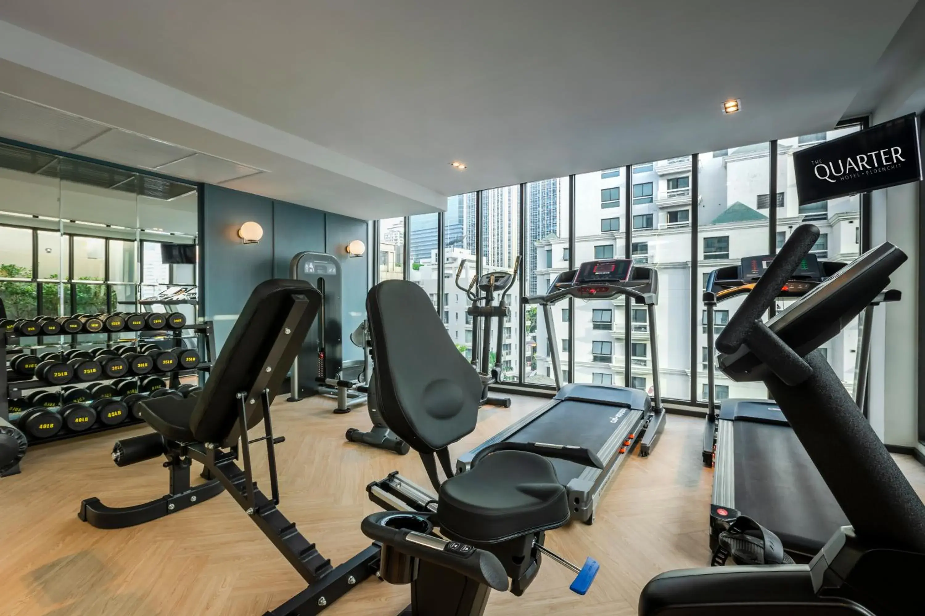 Fitness centre/facilities in The Quarter Ploenchit by UHG Fitness centre/facilities in The Quarter Ploenchit by UHG