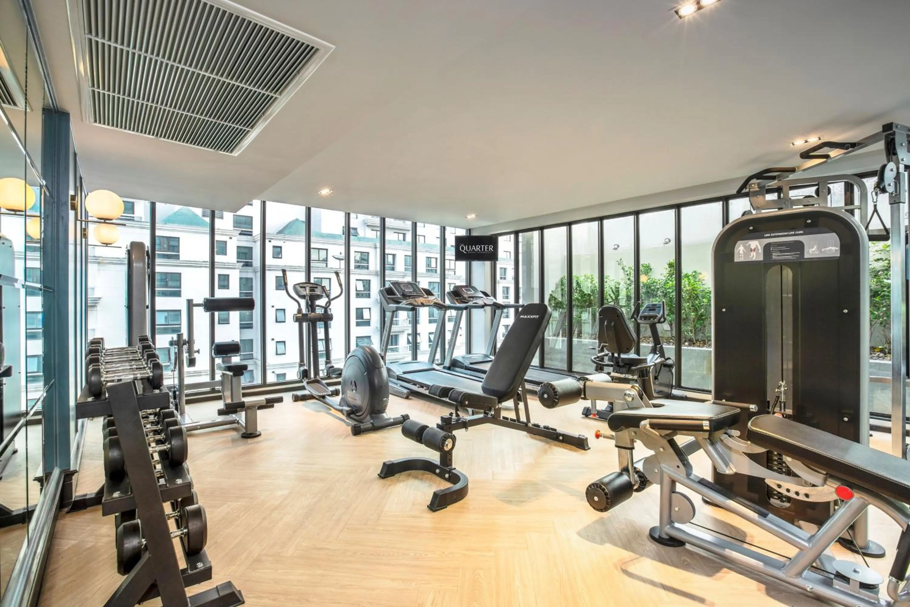 Fitness centre/facilities in The Quarter Ploenchit by UHG