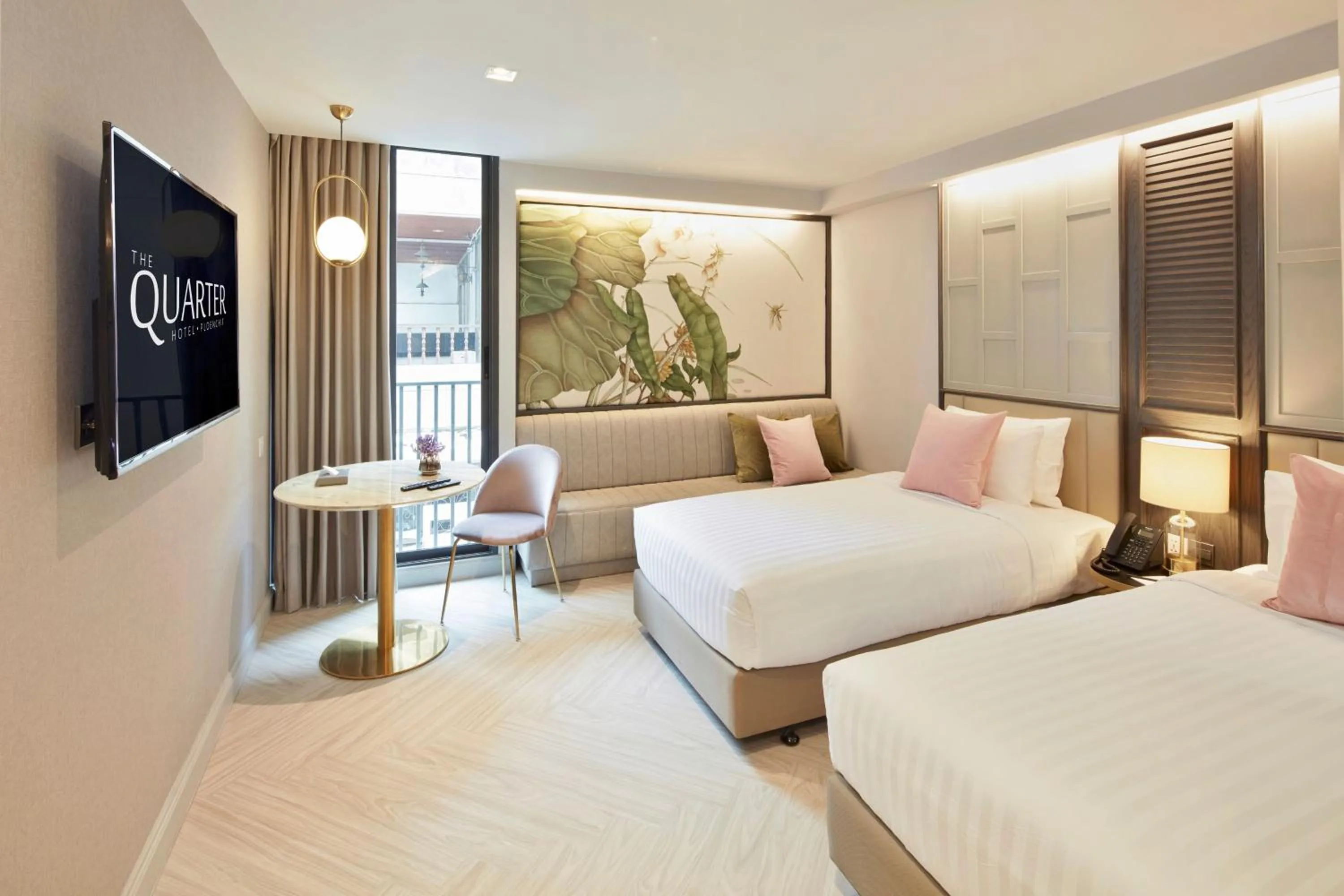 Bedroom, Bed in The Quarter Ploenchit by UHG