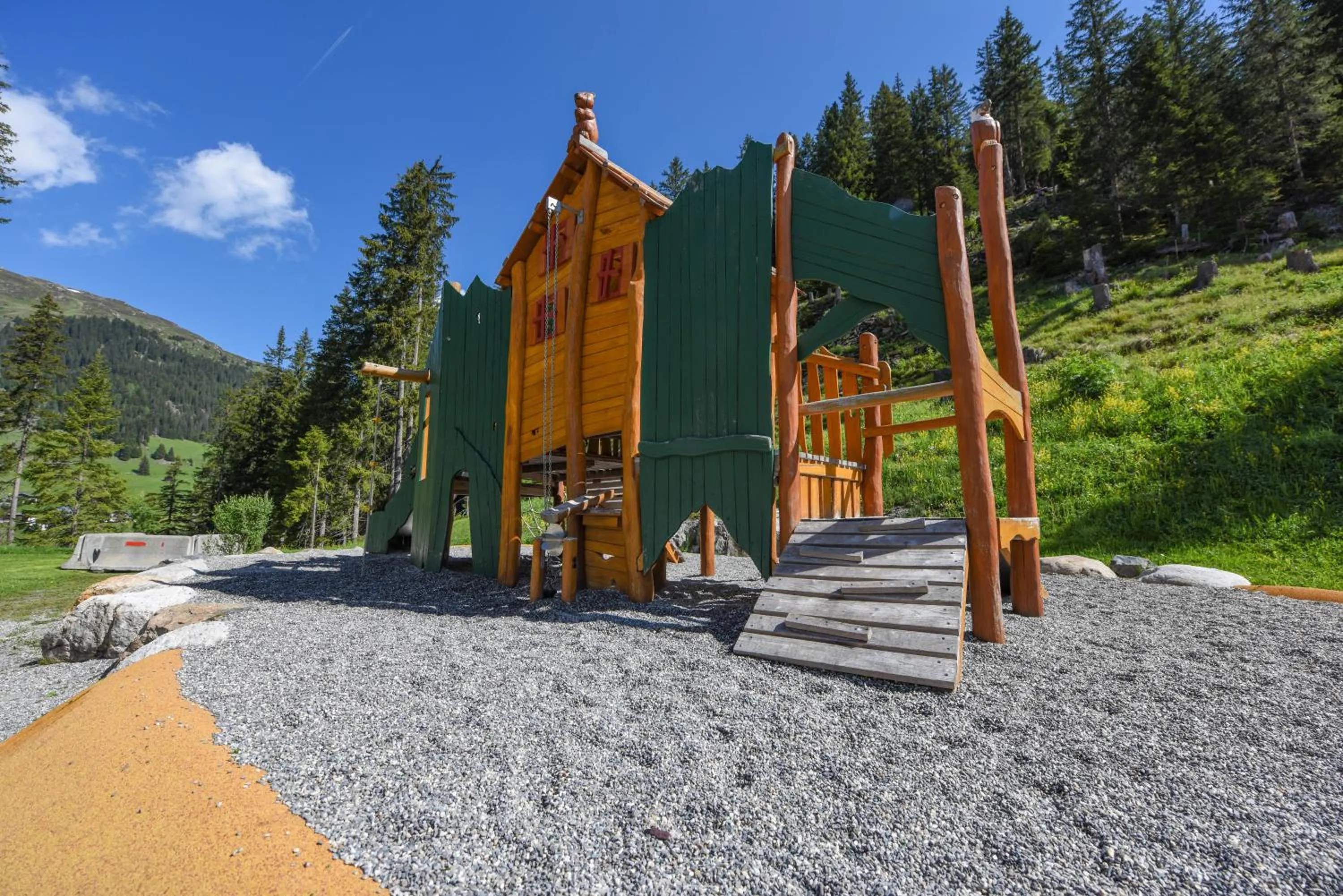 Children play ground in AlpenGold Hotel Davos