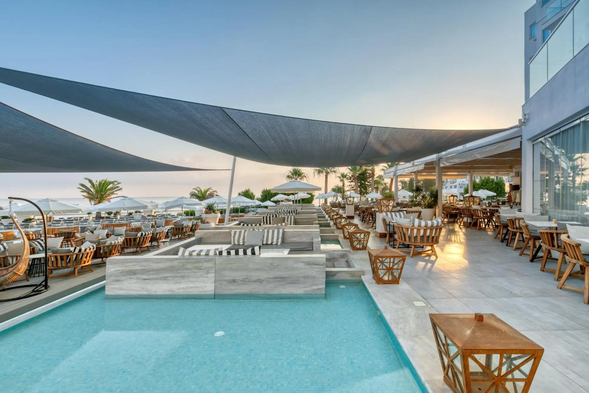 Lounge or bar in King Jason Protaras - Designed for Adults by Louis Hotels