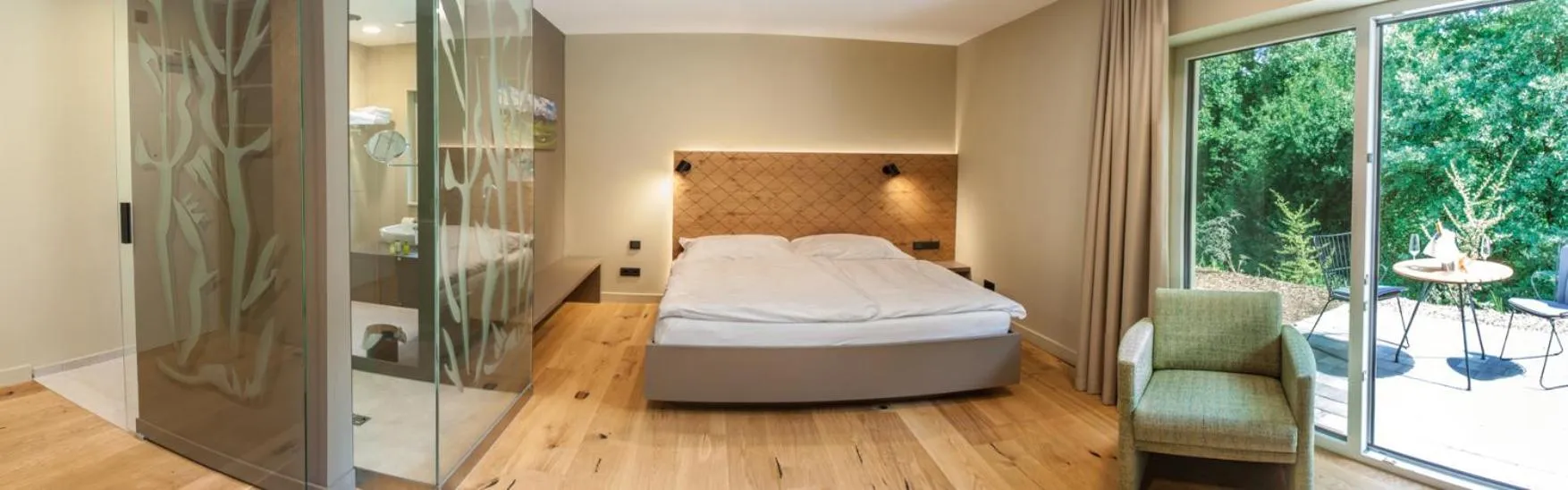 Bed in Hotel Weiherhof am Golfpark