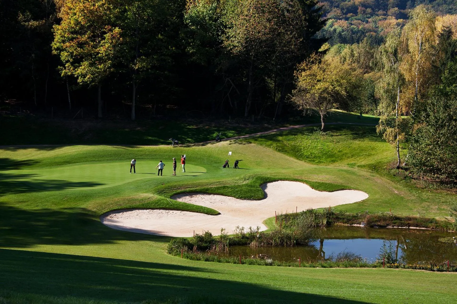 Golfcourse in Hotel Weiherhof am Golfpark