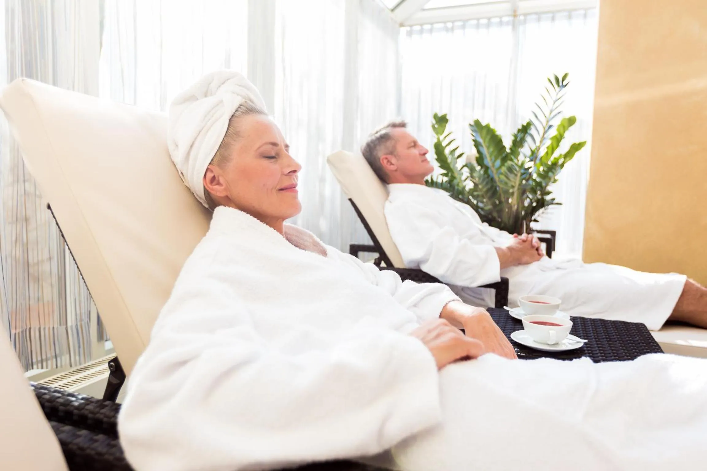 Sauna in Hotel Kleine Strandburg - Adults Only