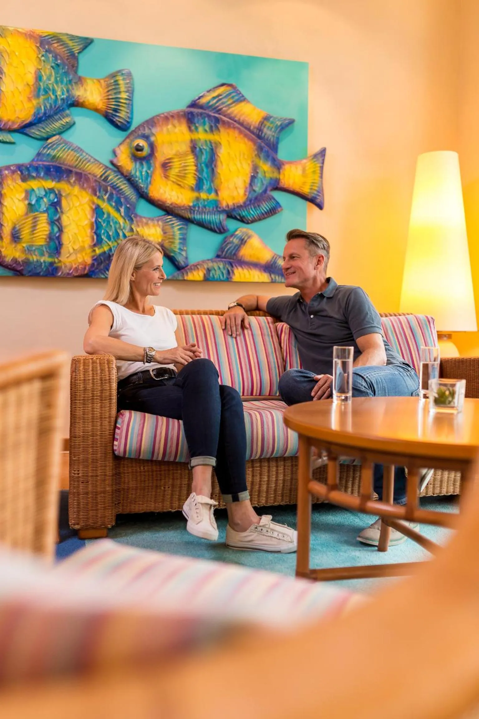 Lobby or reception in Hotel Kleine Strandburg - Adults Only