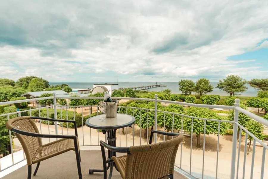 Balcony/Terrace in Hotel Kleine Strandburg - Adults Only