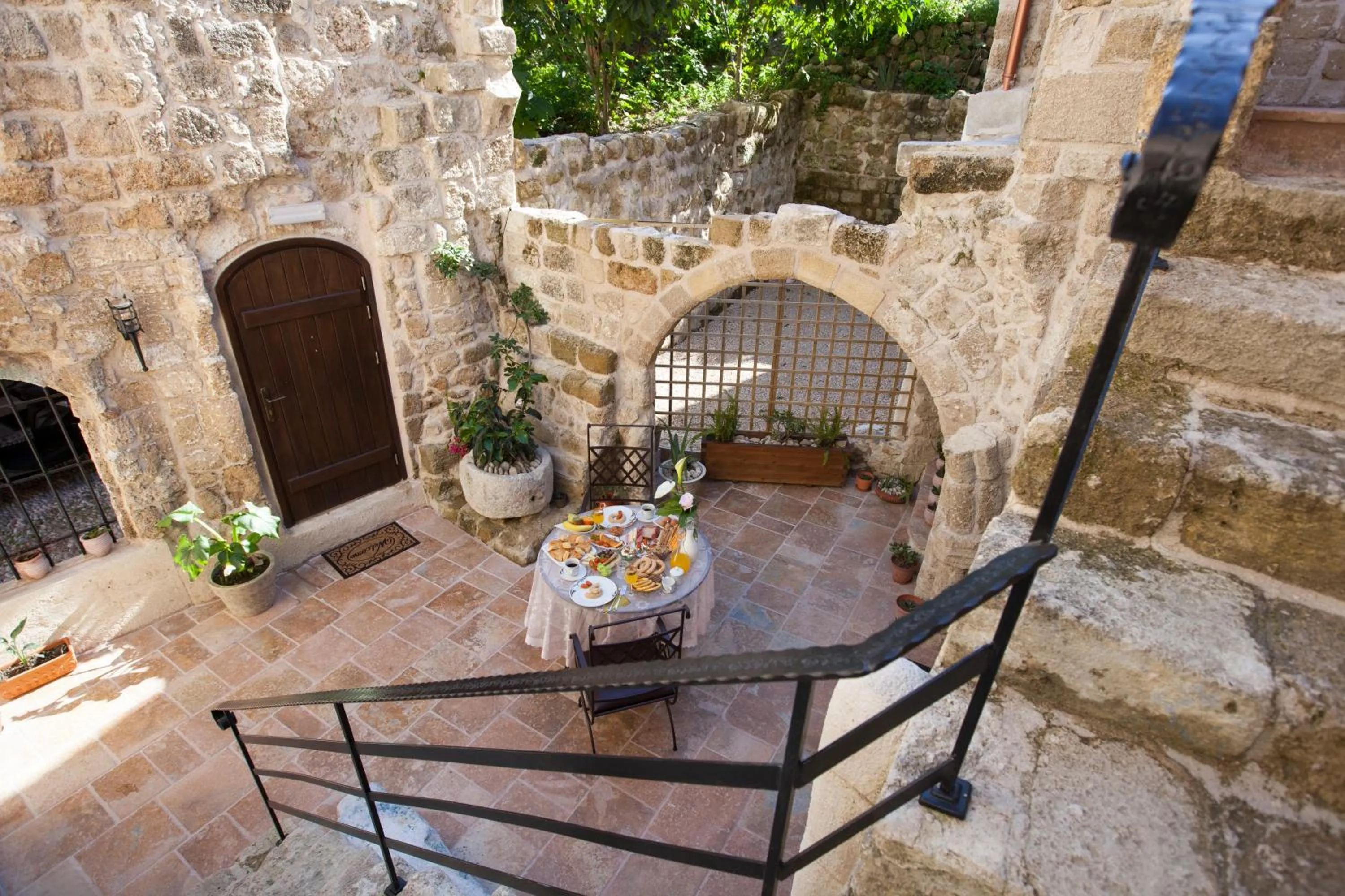 Bird's eye view in Porolithos Boutique Hotel