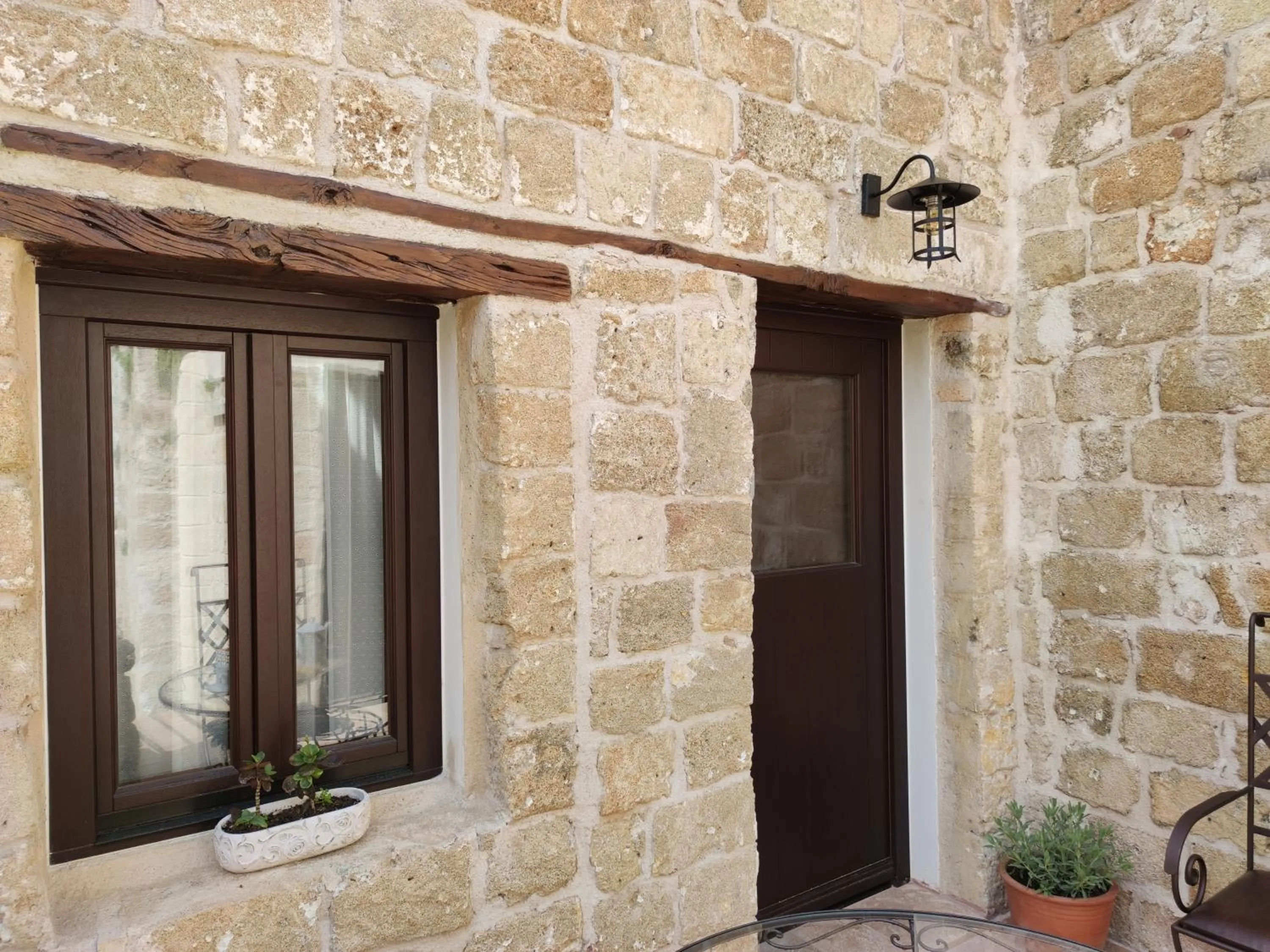 Facade/entrance in Porolithos Boutique Hotel