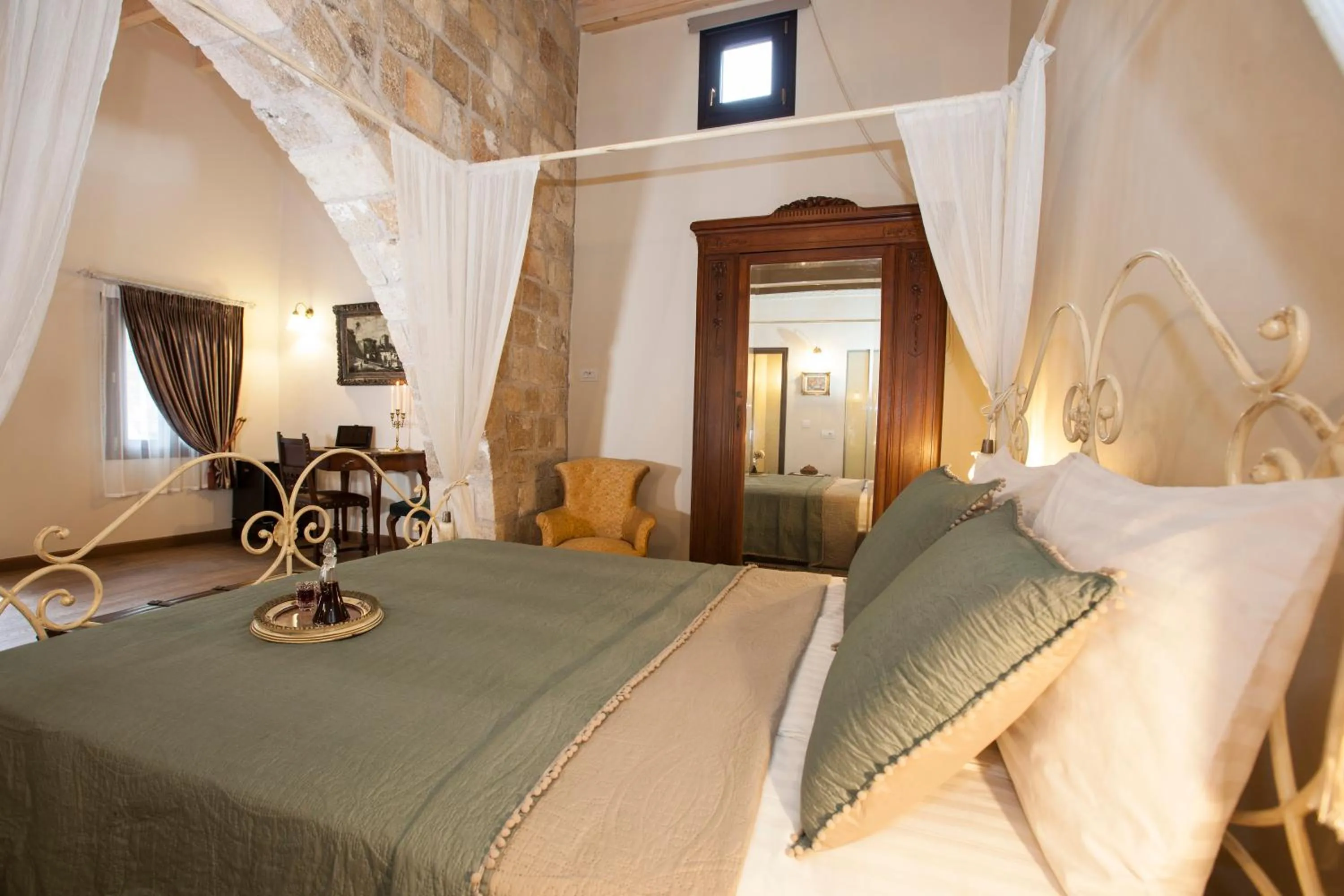 Bedroom, Bed in Porolithos Boutique Hotel