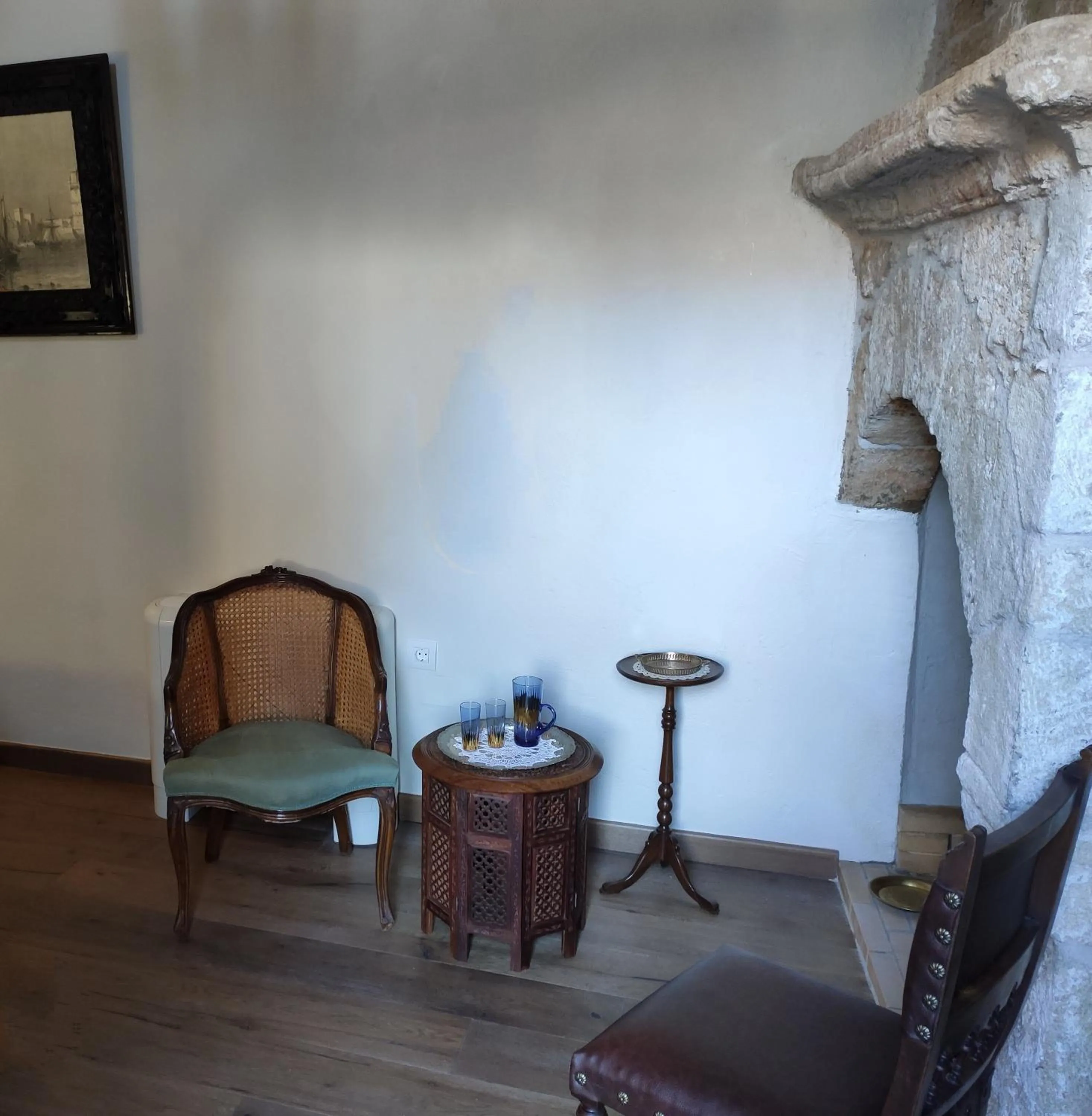 Living room in Porolithos Boutique Hotel