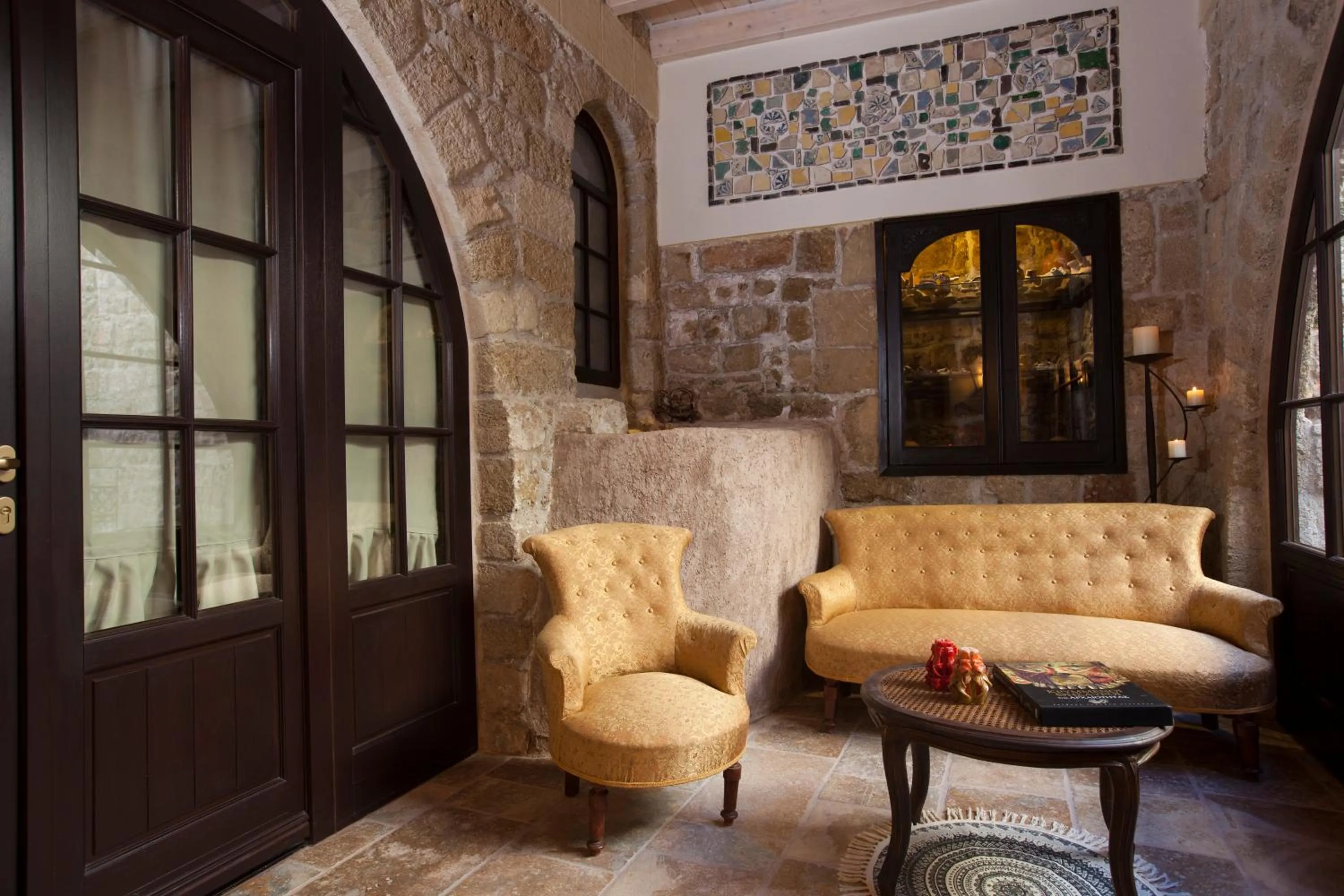 Patio in Porolithos Boutique Hotel