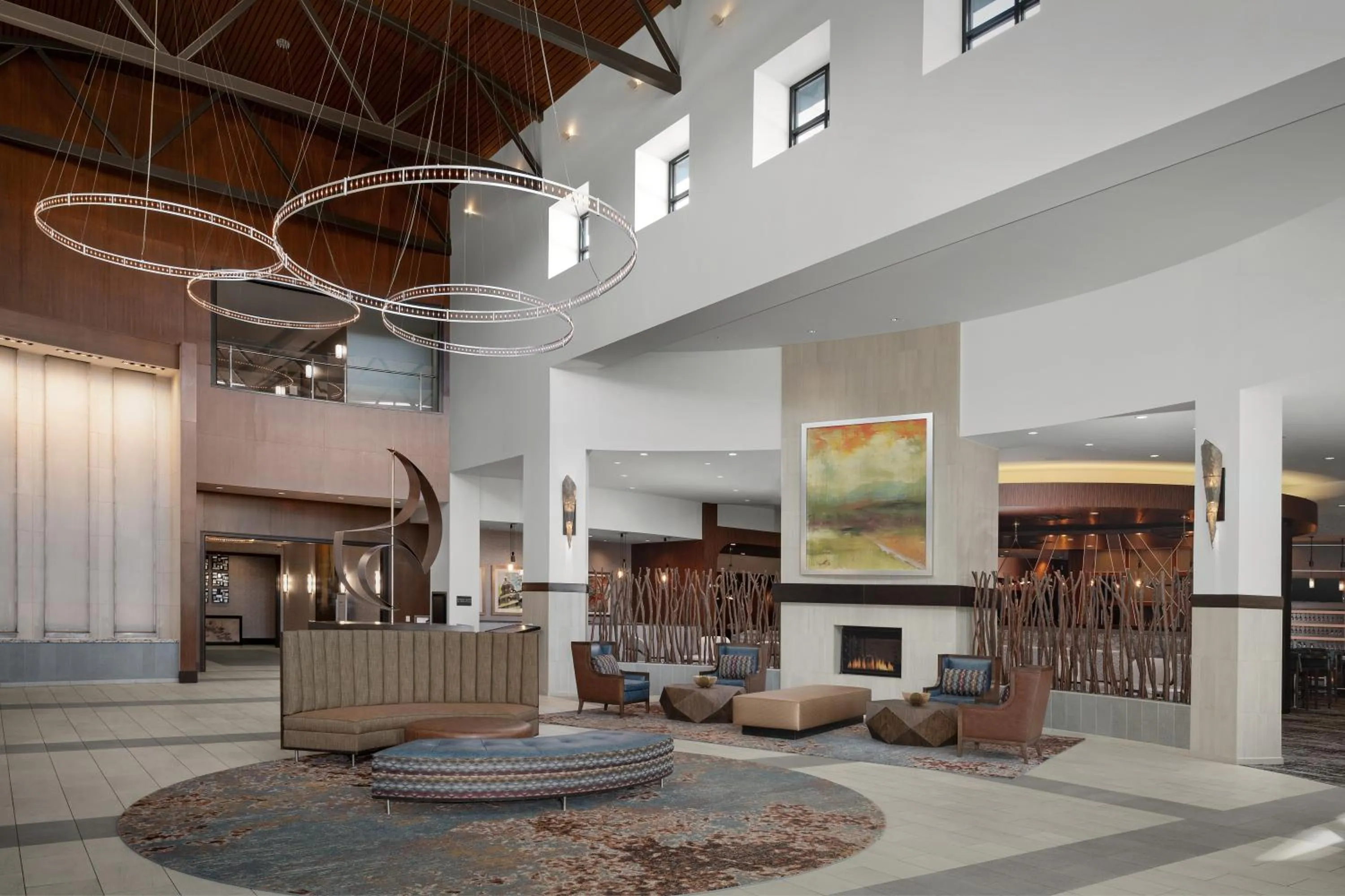 Lobby or reception in Embassy Suites Springfield