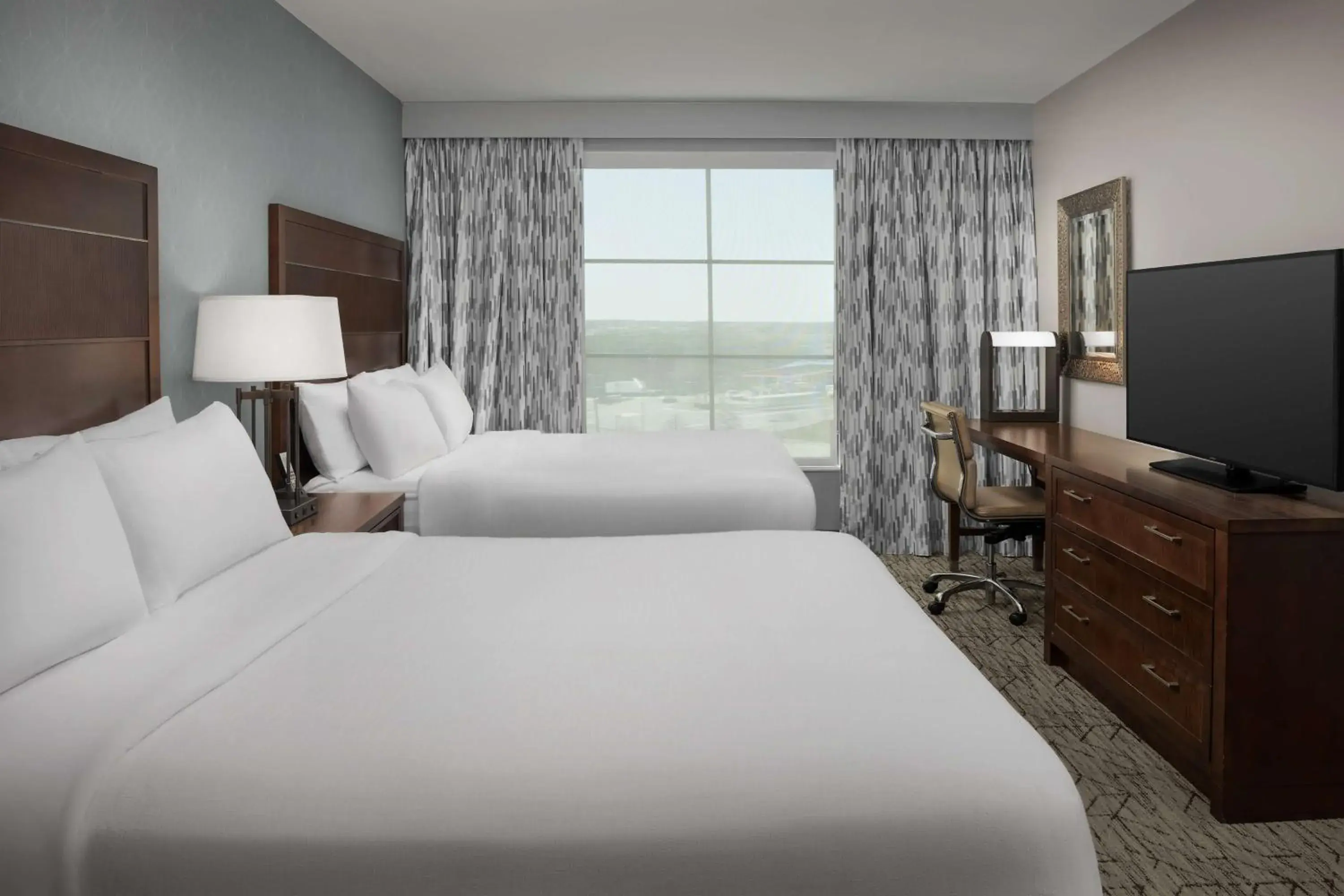 One-Bedroom Queen Suite with Kitchen - Non-Smoking in Embassy Suites Springfield One-Bedroom Queen Suite with Kitchen - Non-Smoking in Embassy Suites Springfield