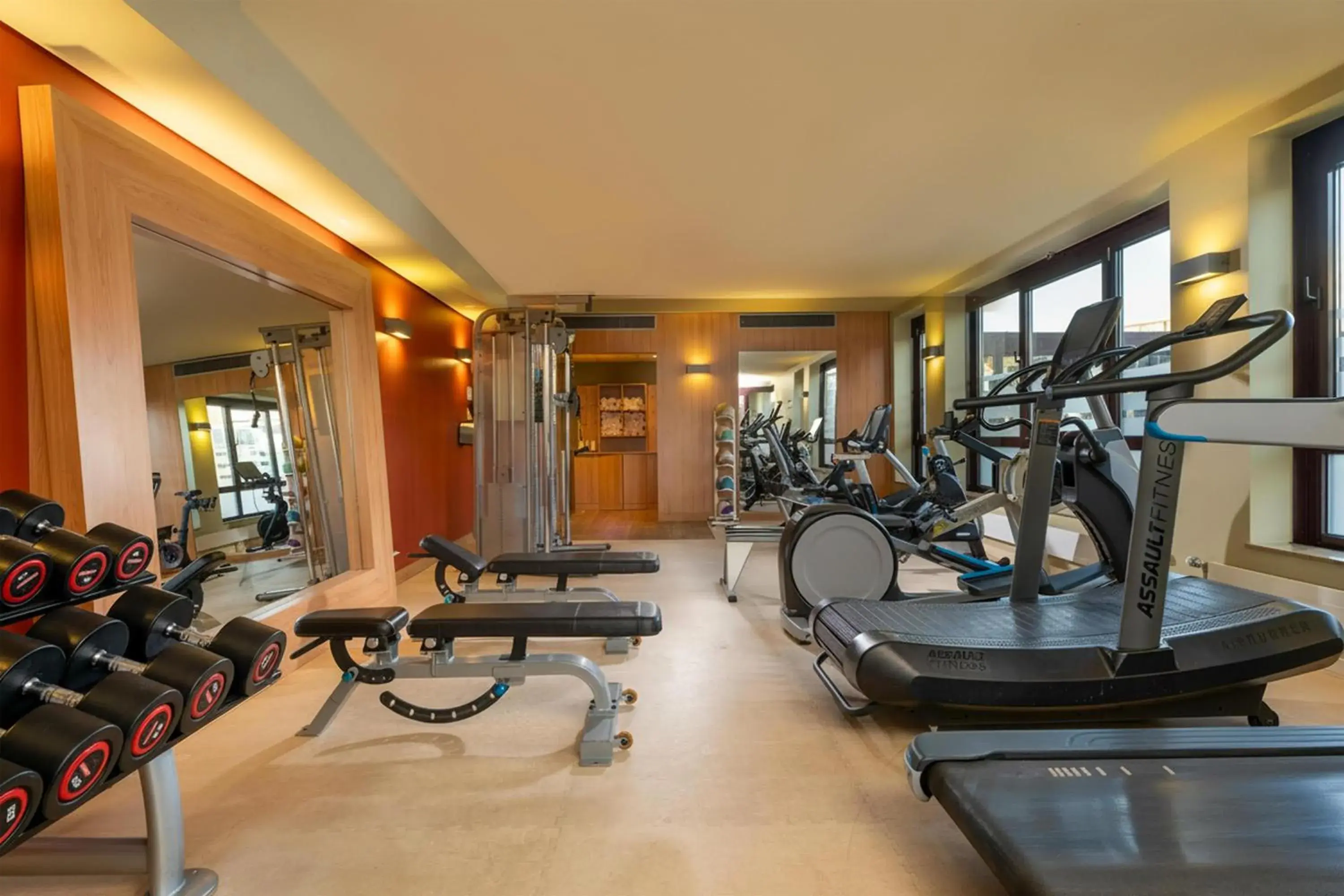 Fitness centre/facilities in Hilton Mainz Fitness centre/facilities in Hilton Mainz
