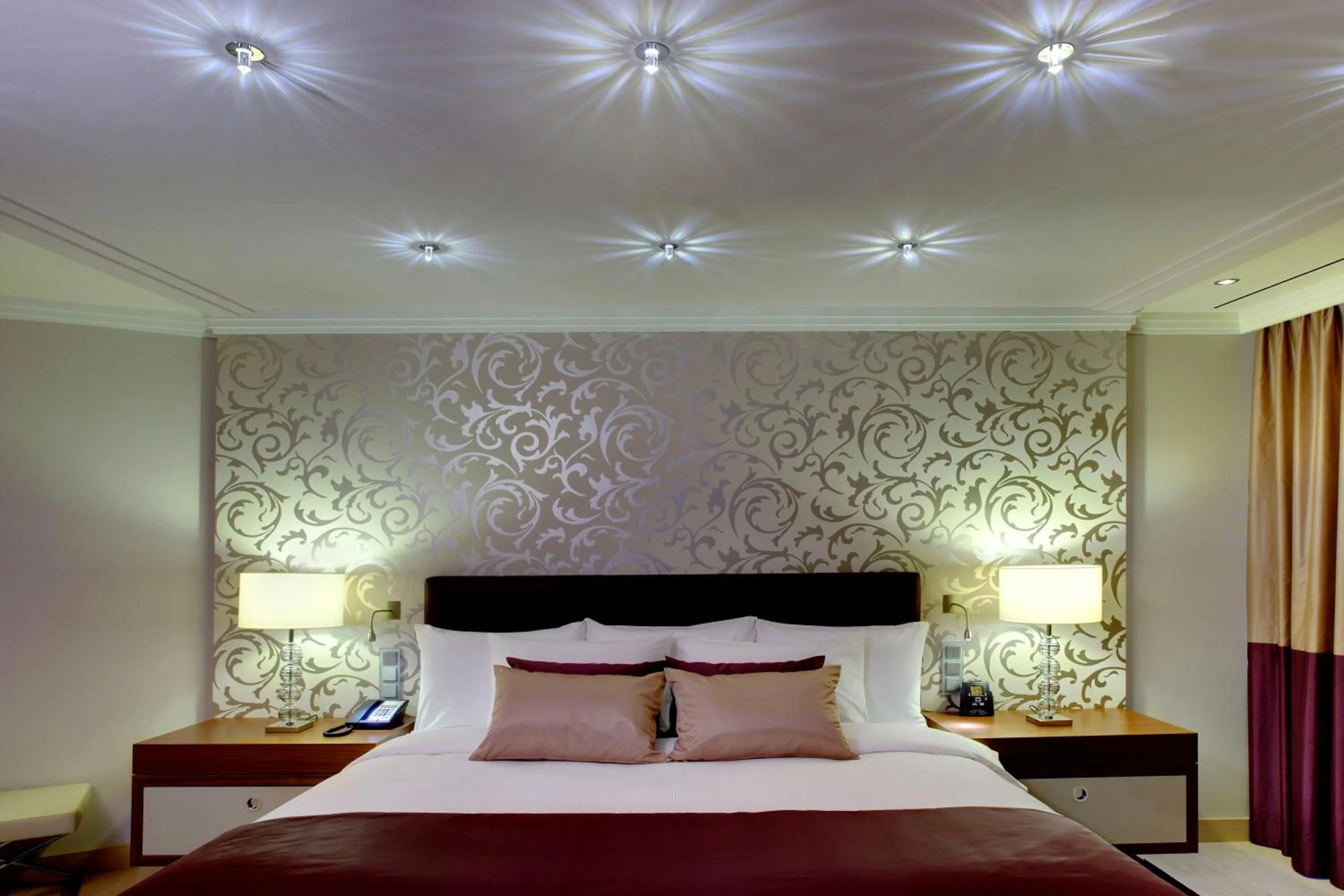 Bedroom, Bed in Hilton Mainz