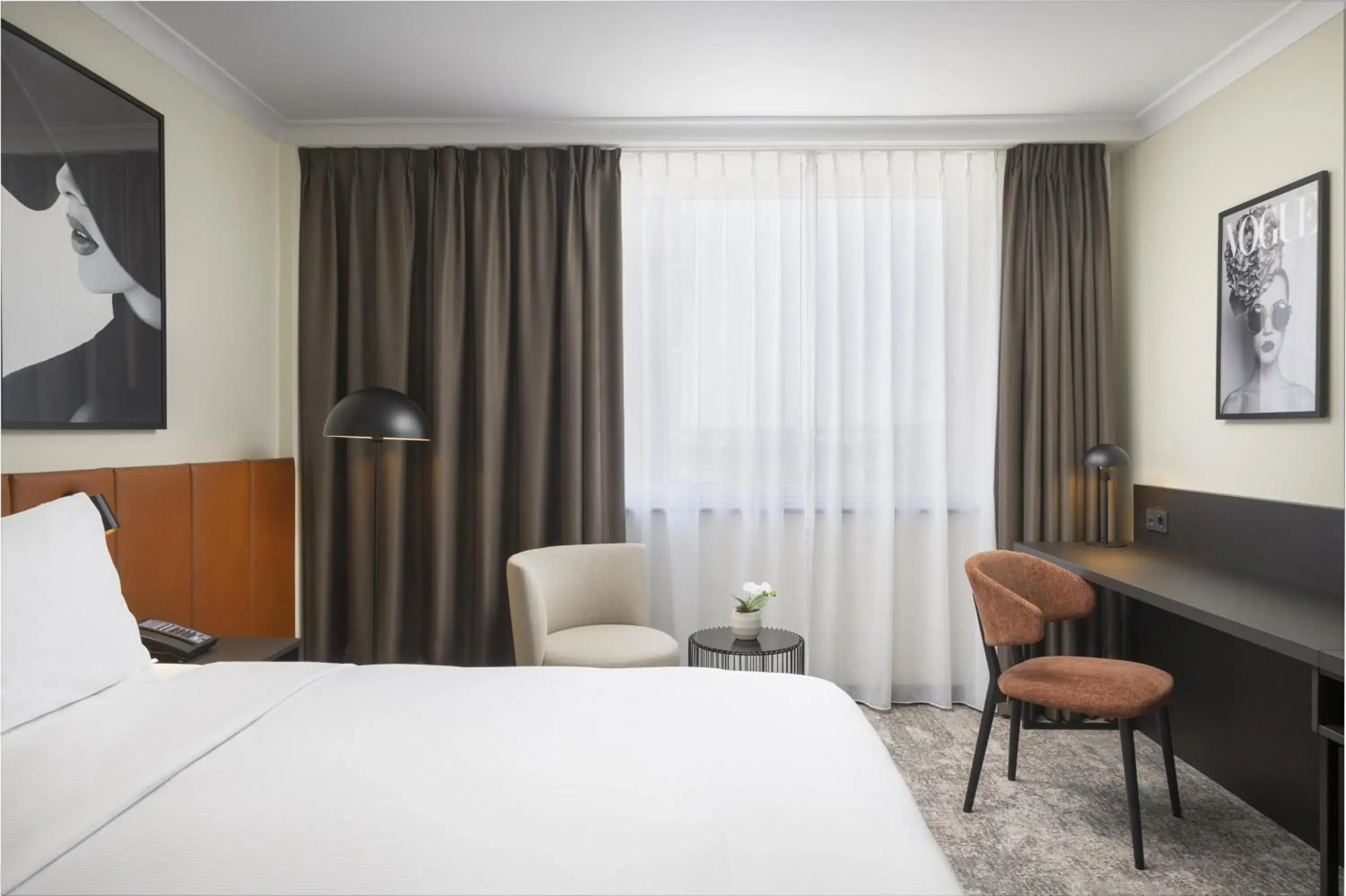 Bed in Hilton Düsseldorf Bed in Hilton Düsseldorf