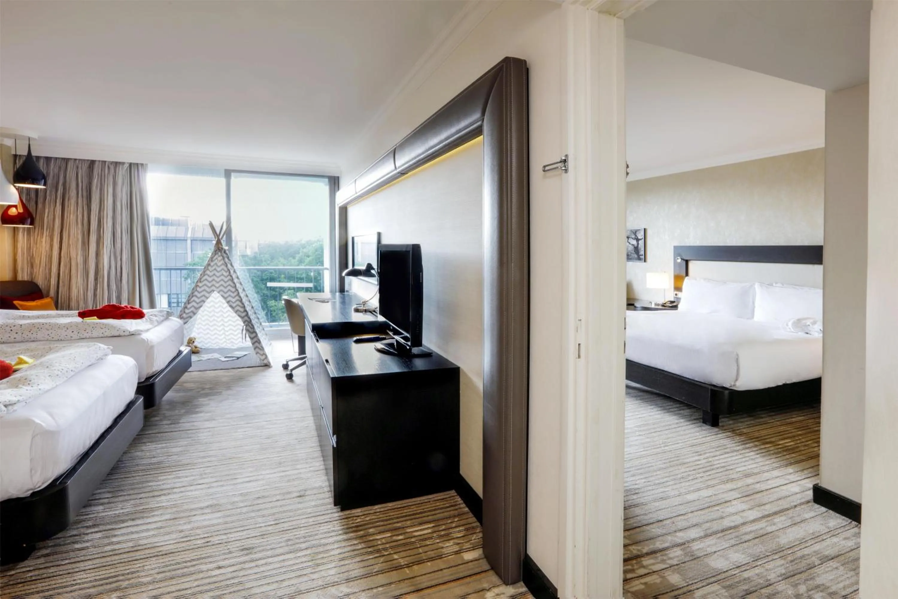 Bedroom in Hilton Munich Park